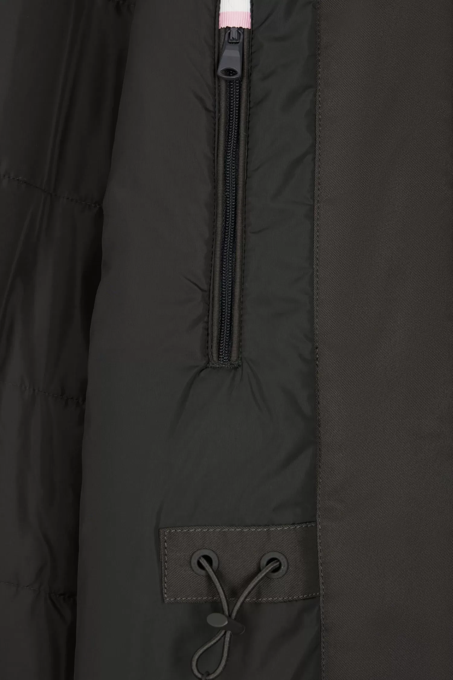khaki_long_hooded_nylon_parka_7.webp Eden Park Khaki long hooded nylon parka< Coats And Jackets