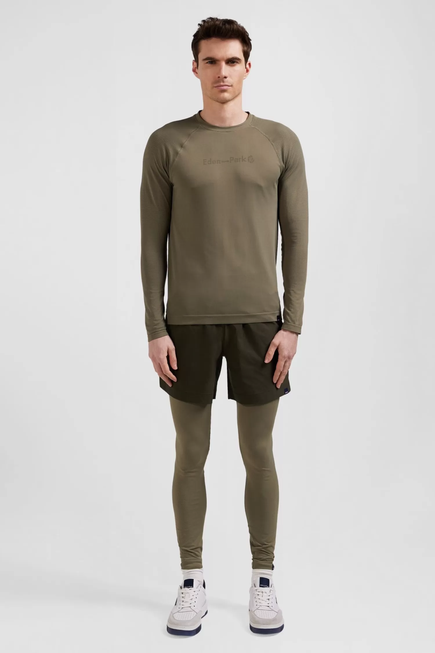 Eden Park Khaki sports shorts< Shorts And Bermudas