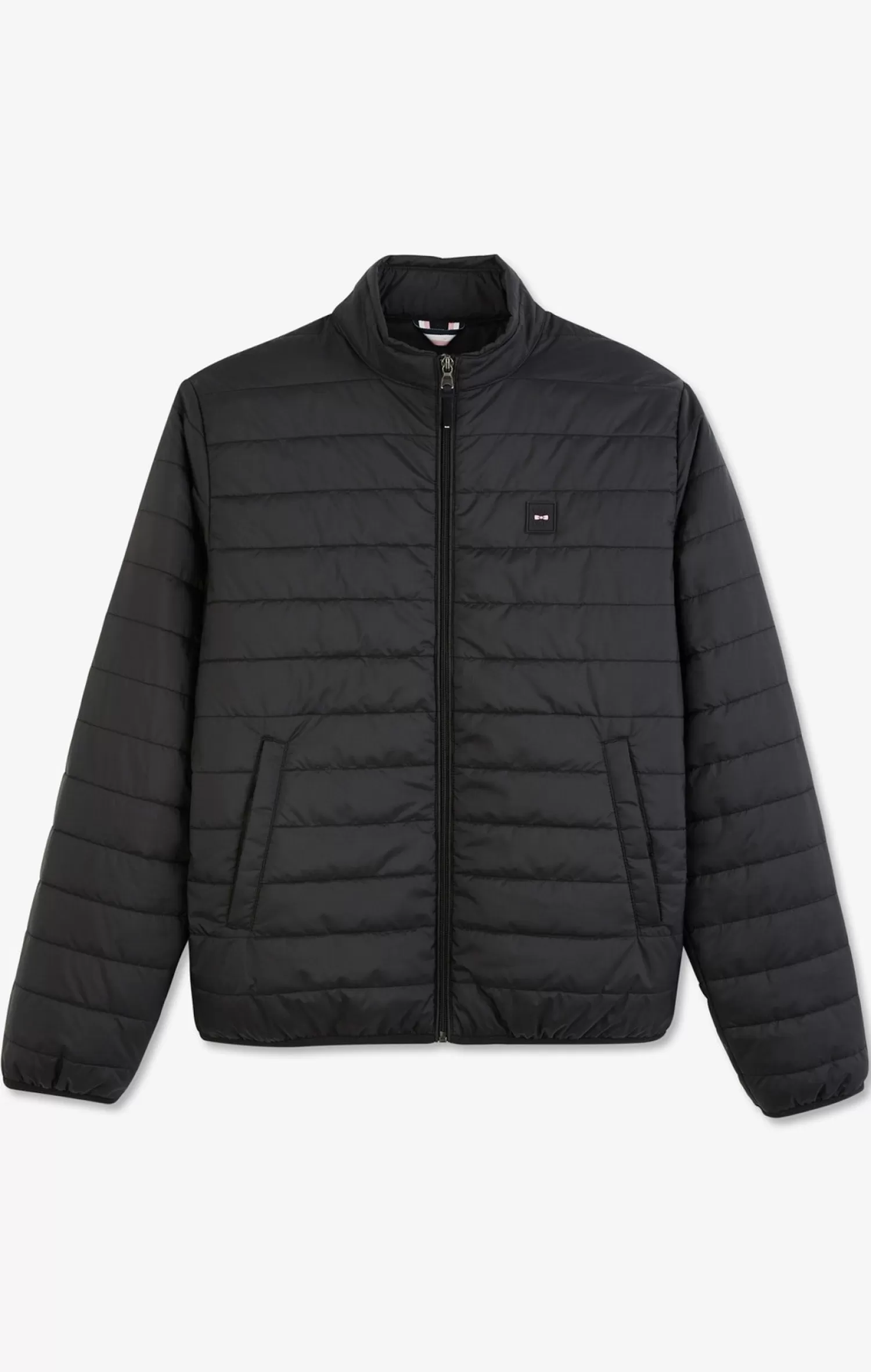 Eden Park Lightweight, long-sleeved puffa jacket in black< Coats And Jackets