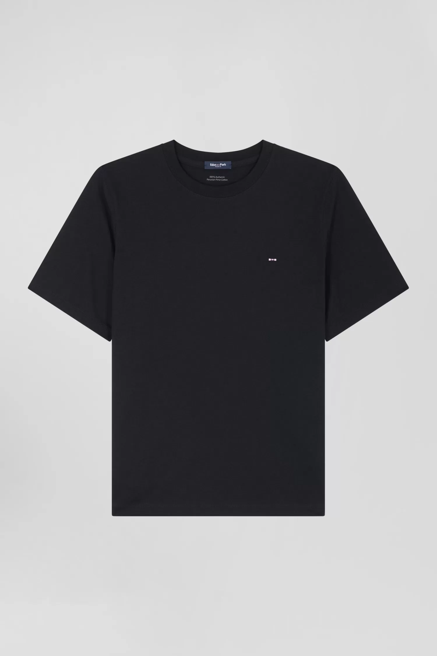 Eden Park Modern black cotton short-sleeved T-shirt<Women T-shirts