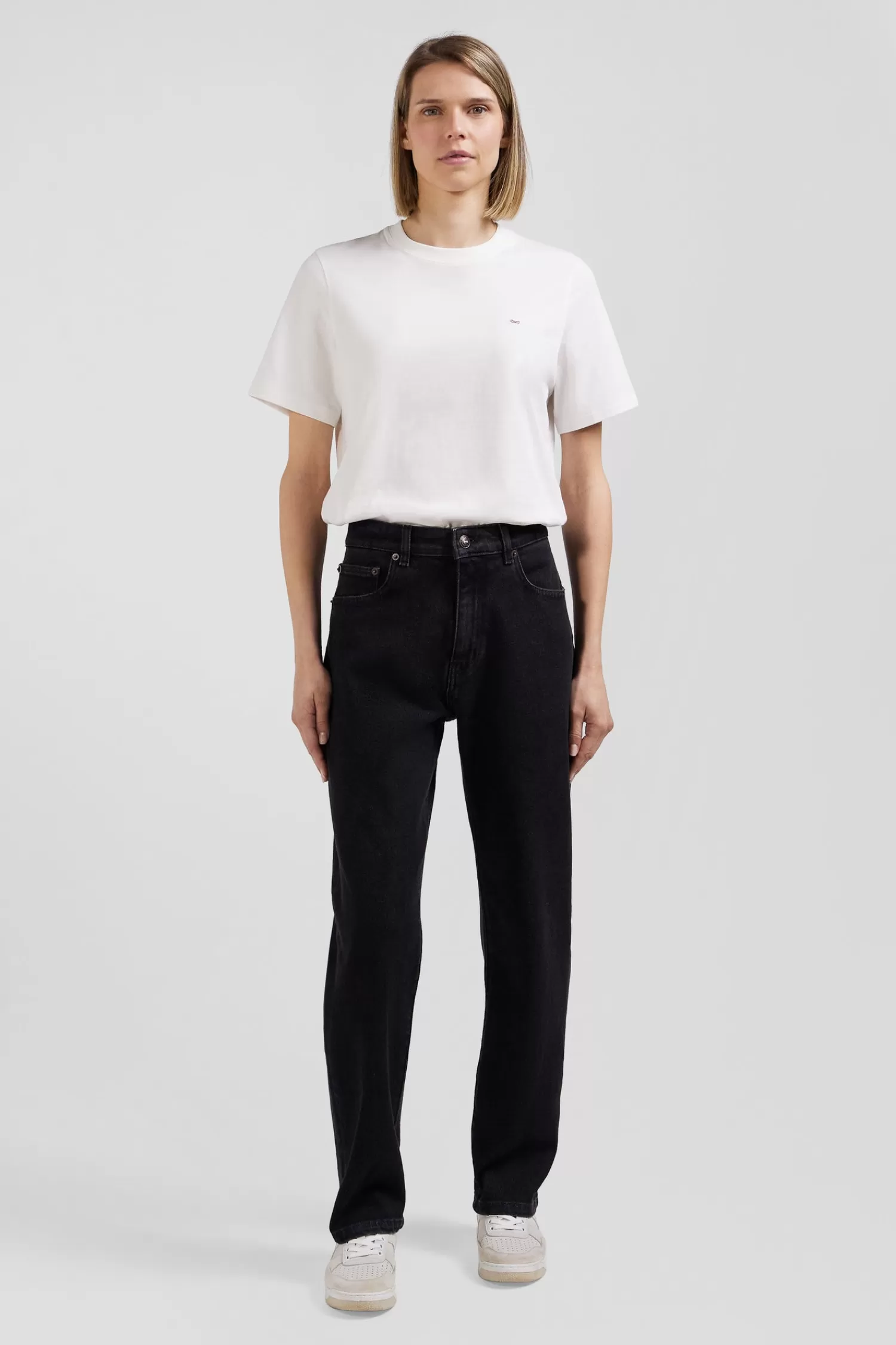 Eden Park Modern ecru cotton short-sleeved T-shirt<Women T-shirts