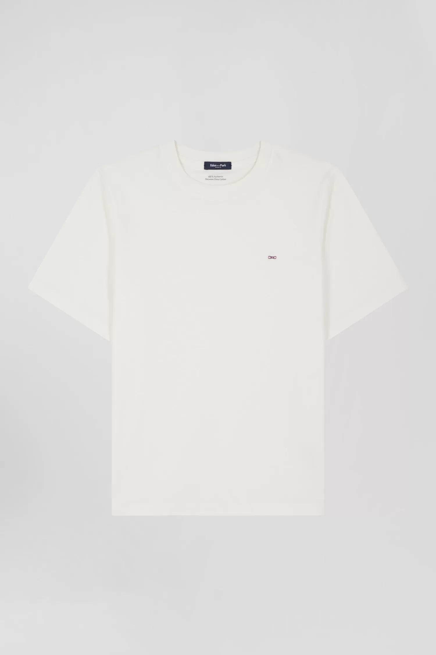 Eden Park Modern ecru cotton short-sleeved T-shirt<Women T-shirts