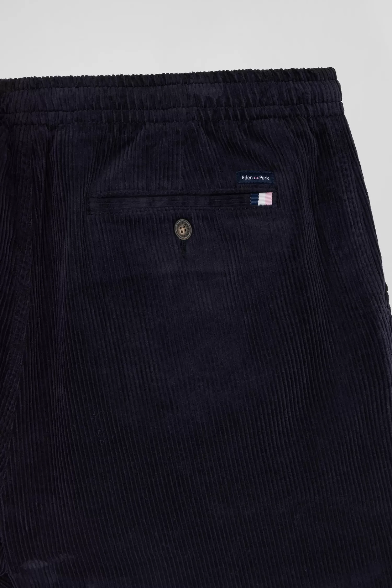 modern_navy_blue_stretch_cotton_elastic_waist_trousers_8.webp Eden Park Modern navy blue stretch cotton elastic waist trousers< Pants