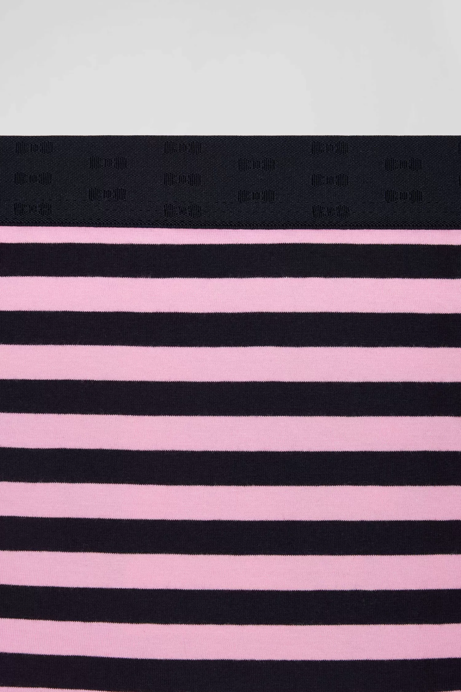navy_blue_and_pink_striped_stretch_cotton_jersey_brief_3.webp Eden Park Navy blue and pink striped stretch cotton jersey brief<Women Underwear