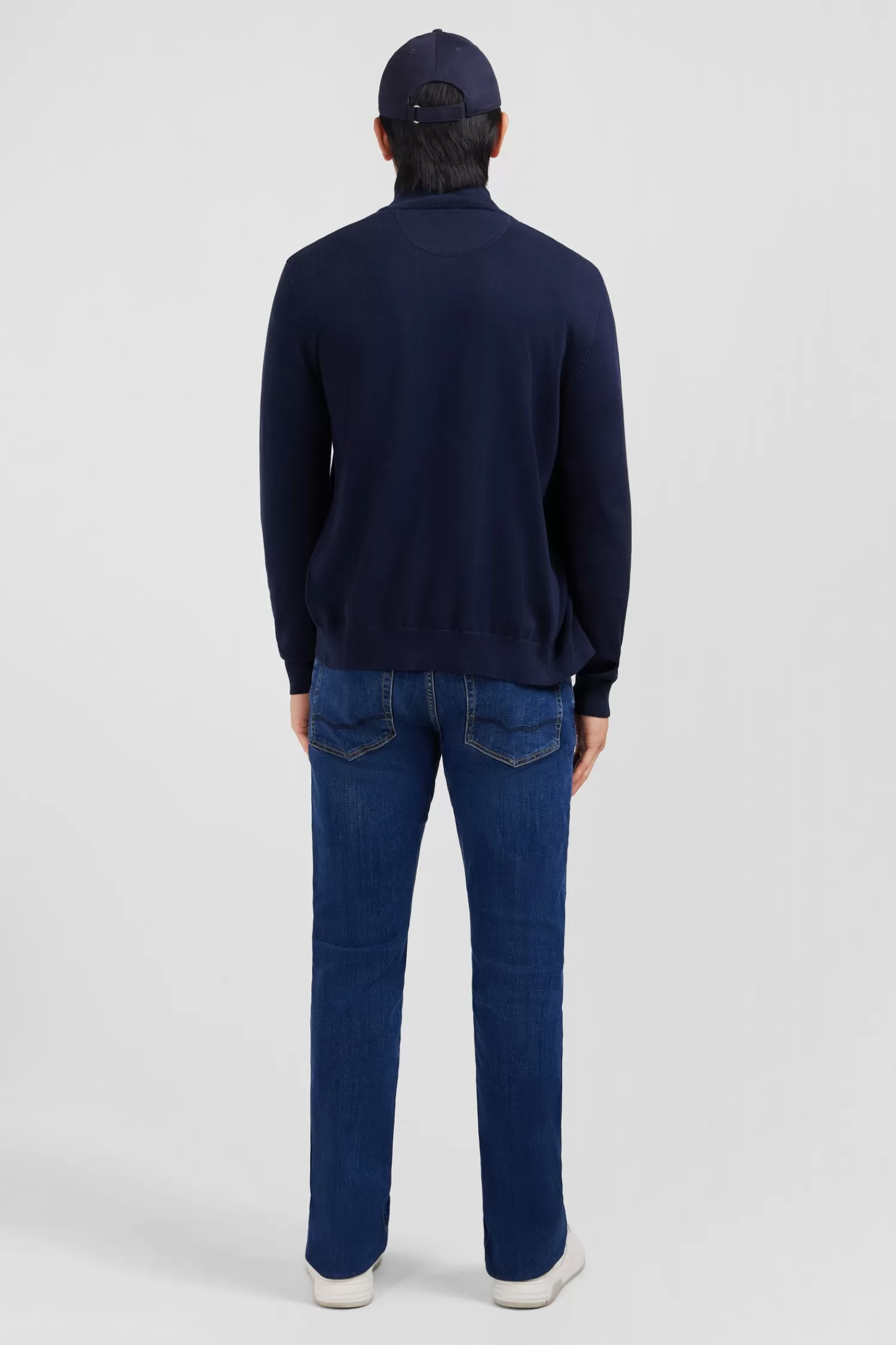 navy_blue_cotton_cardigan_with_zipper_2.webp Eden Park Navy blue cotton cardigan with zipper< Cardigans