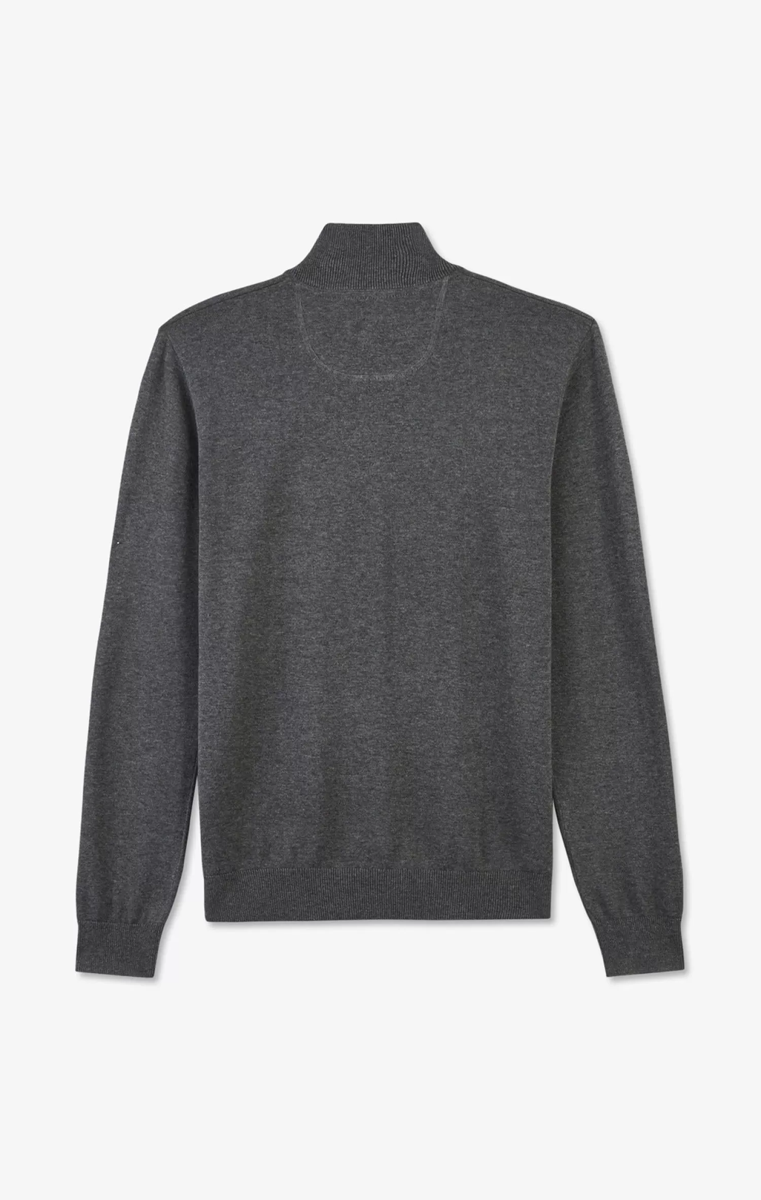 navy_blue_cotton_jersey_jumper_with_trucker_neck_4.webp Eden Park Navy blue cotton jersey jumper with trucker neck< Sweaters