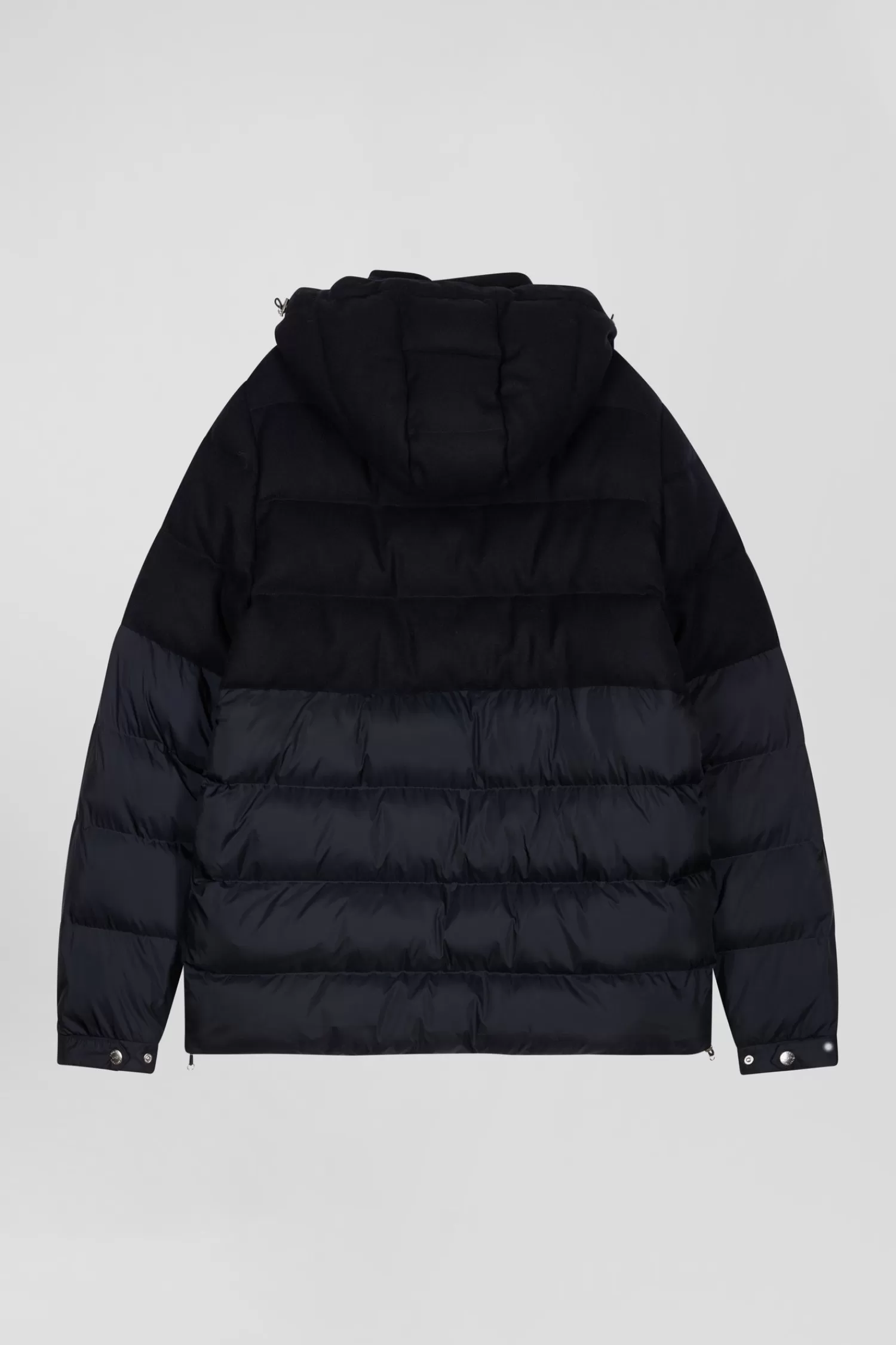 navy_blue_flannel_and_nylon_down_jacket_3.webp Eden Park Navy blue flannel and nylon down jacket< Coats And Jackets