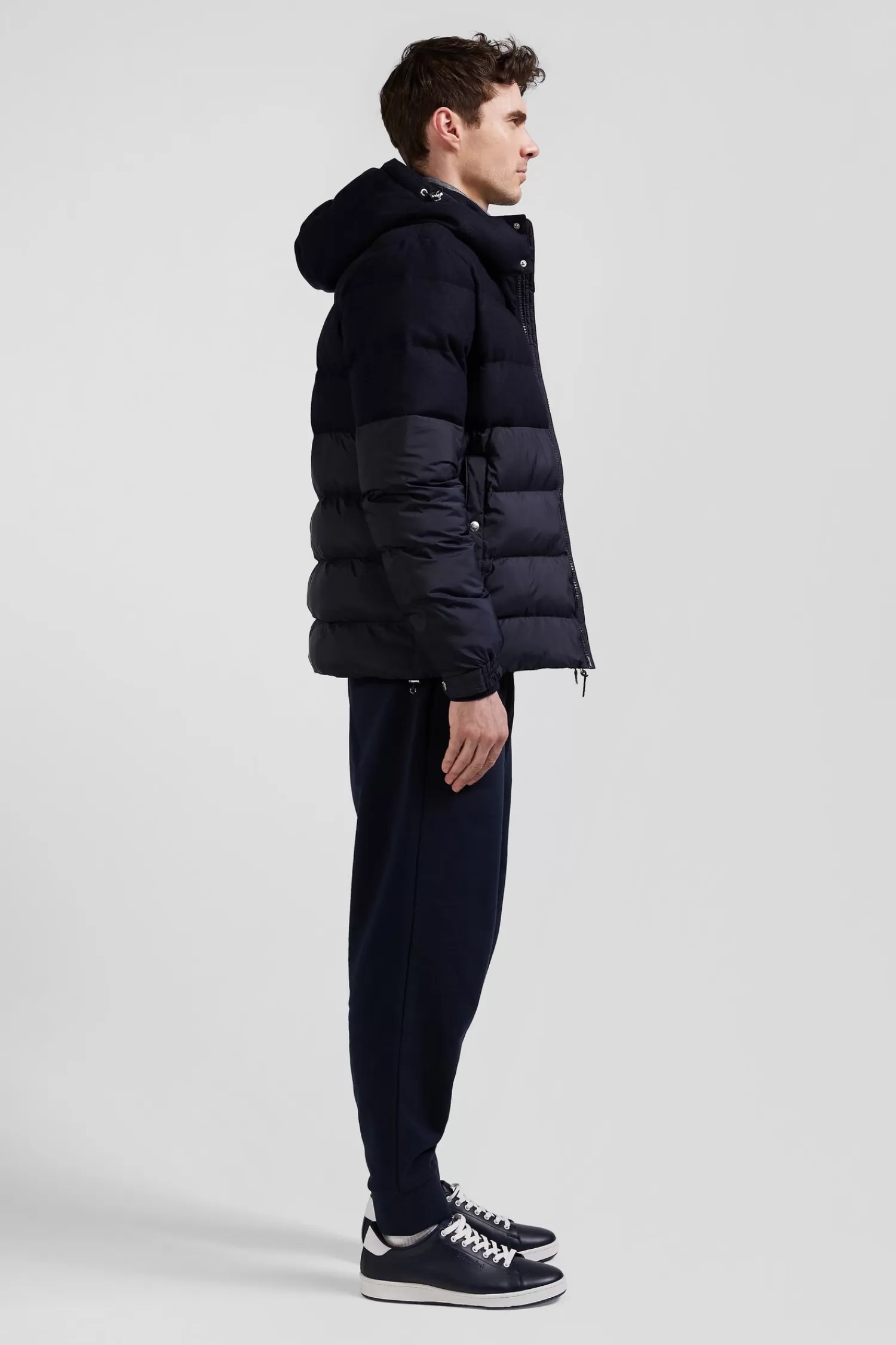 navy_blue_flannel_and_nylon_down_jacket_4.webp Eden Park Navy blue flannel and nylon down jacket< Coats And Jackets