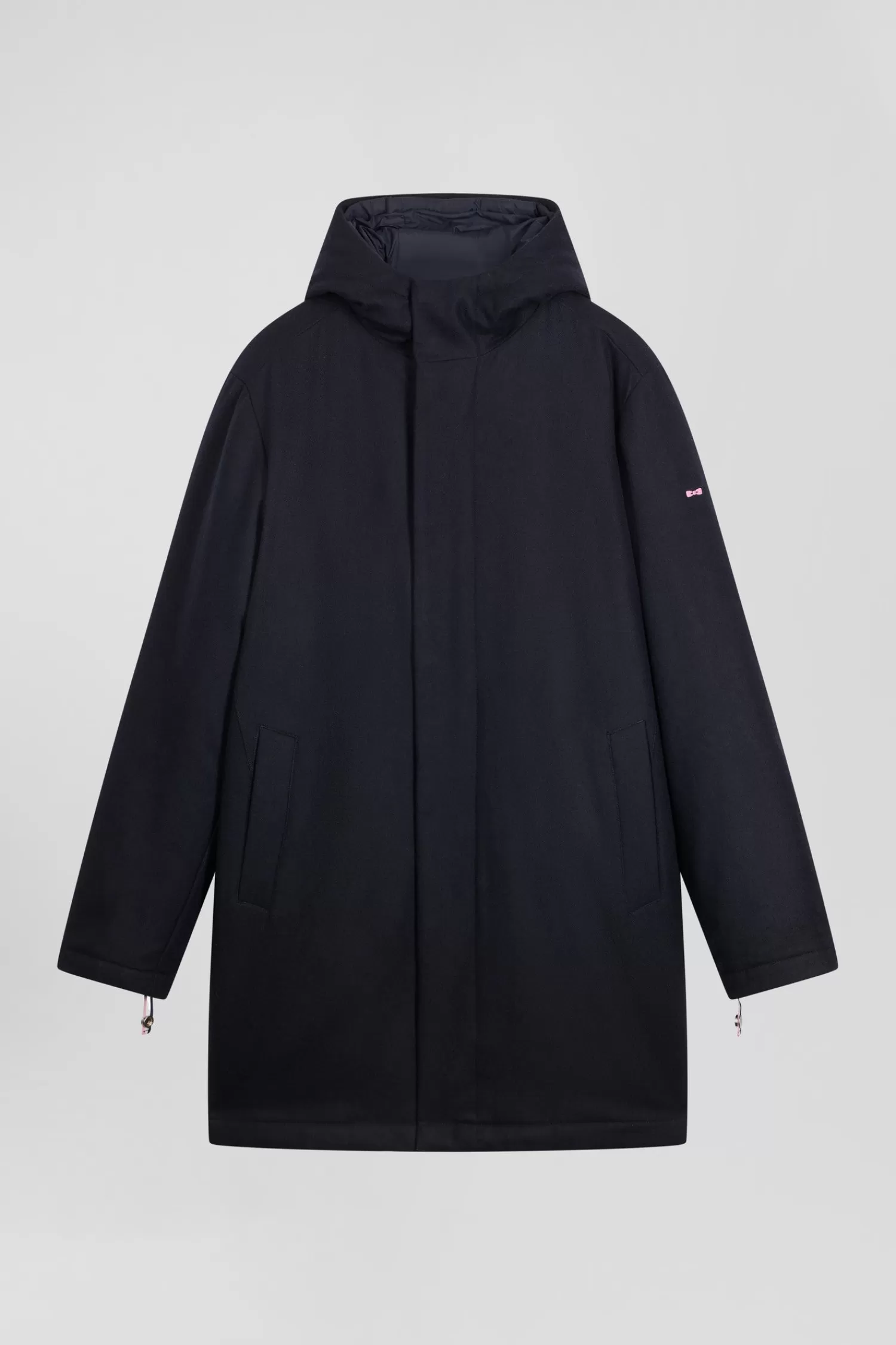 Eden Park Navy blue 2-in-1 flannel wool parka< Coats And Jackets