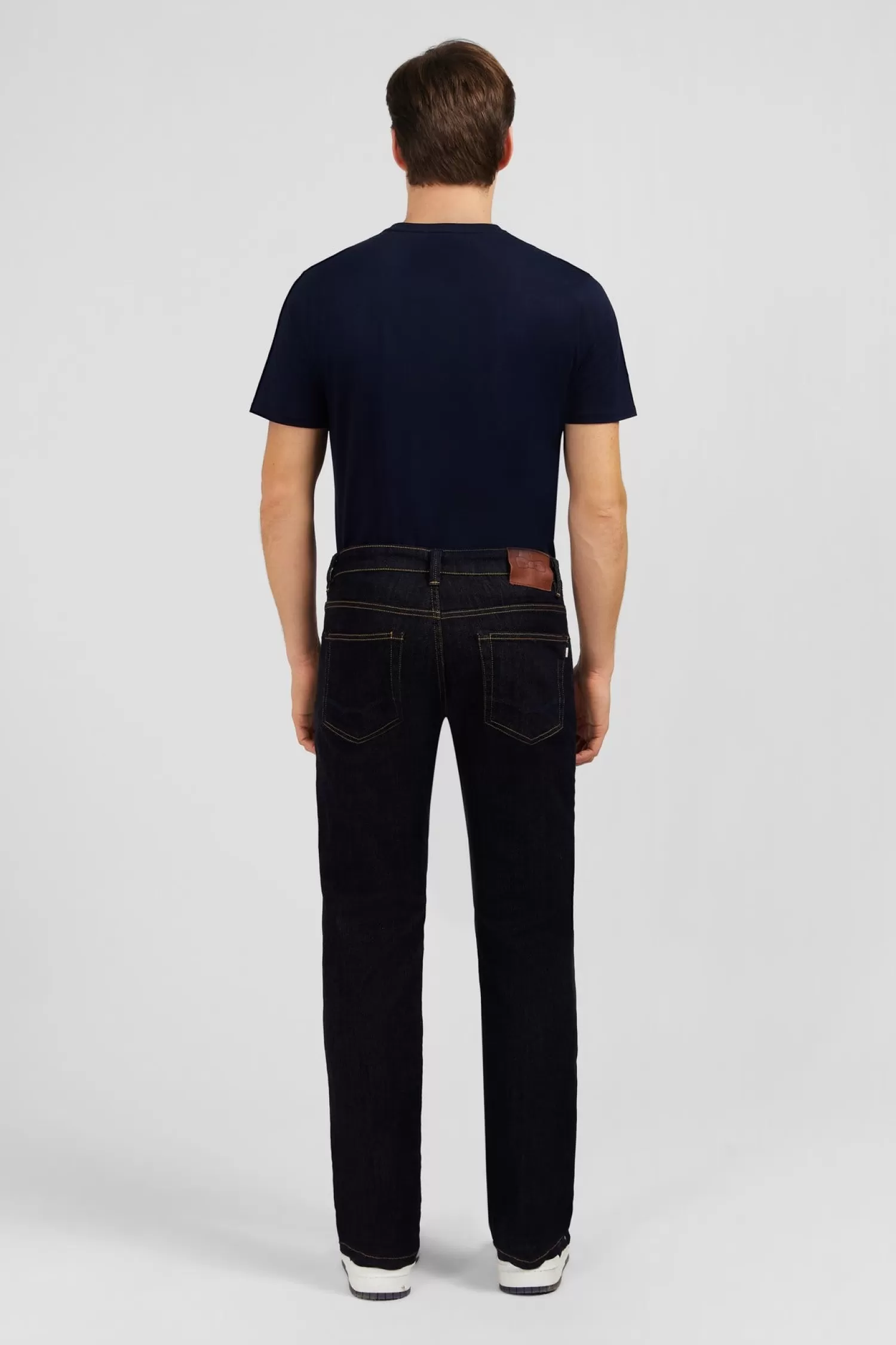 navy_blue_jeans_in_stretch_cotton_2-1.webp Eden Park Navy blue jeans in stretch cotton< Pants