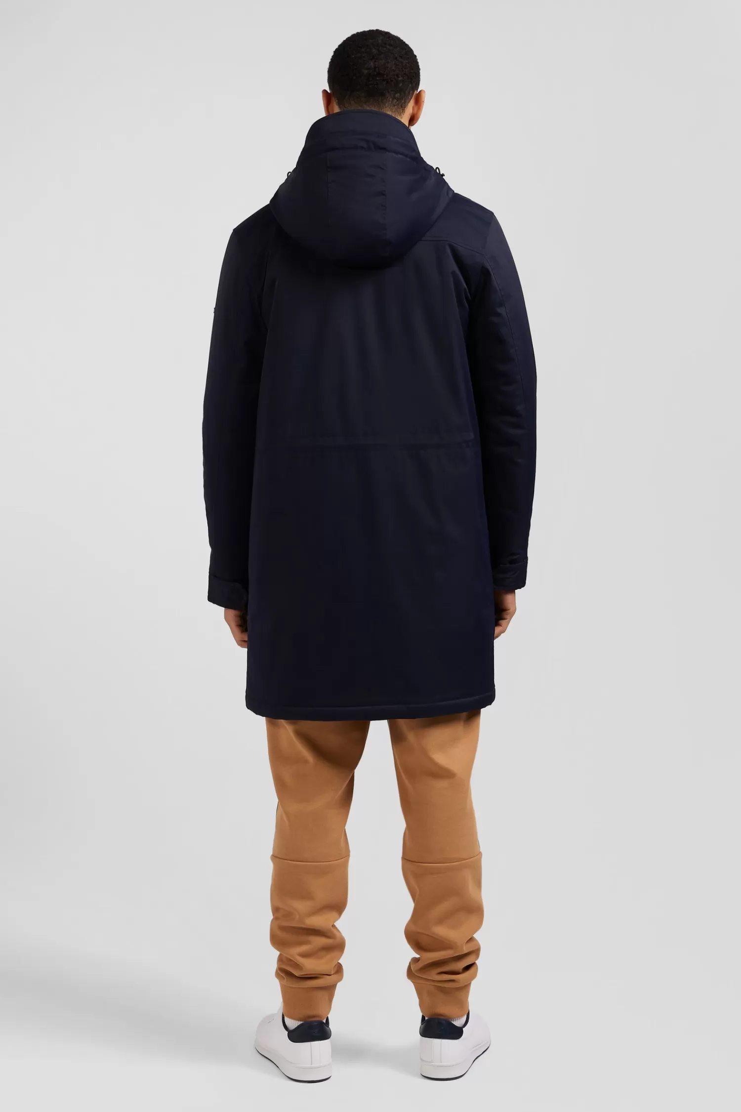 navy_blue_long_hooded_nylon_parka_5.webp Eden Park Navy blue long hooded nylon parka< Coats And Jackets