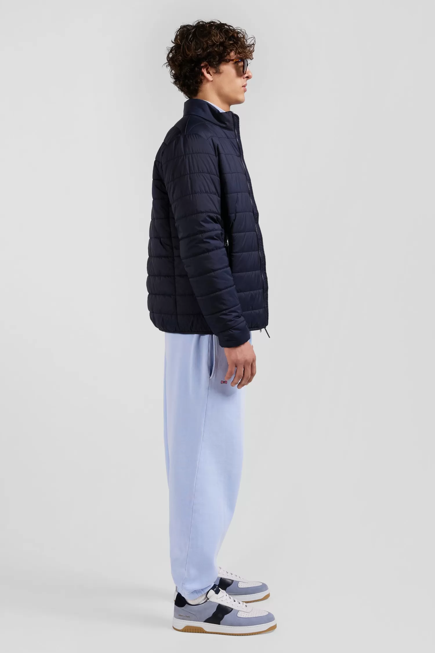 navy_blue_longsleeved_high_collar_down_jacket_4.webp Eden Park Navy blue long-sleeved high collar down jacket< Coats And Jackets