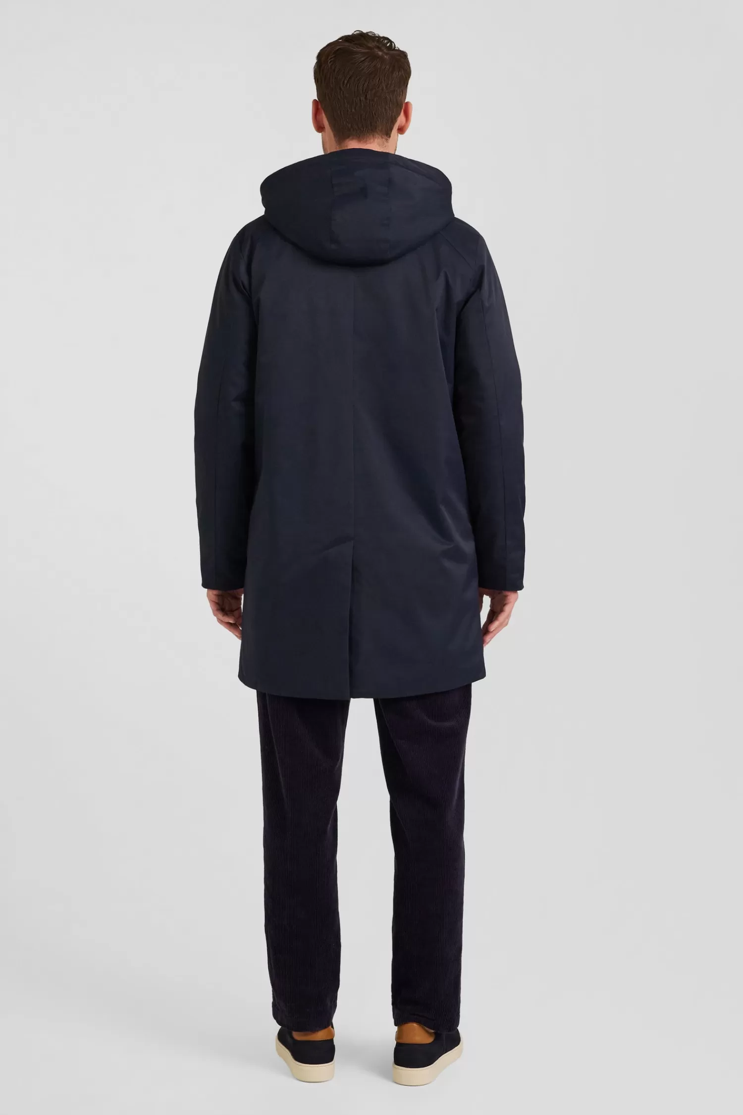 navy_blue_nylon_parka_with_removable_hood_5.webp Eden Park Navy blue nylon parka with removable hood< Coats And Jackets