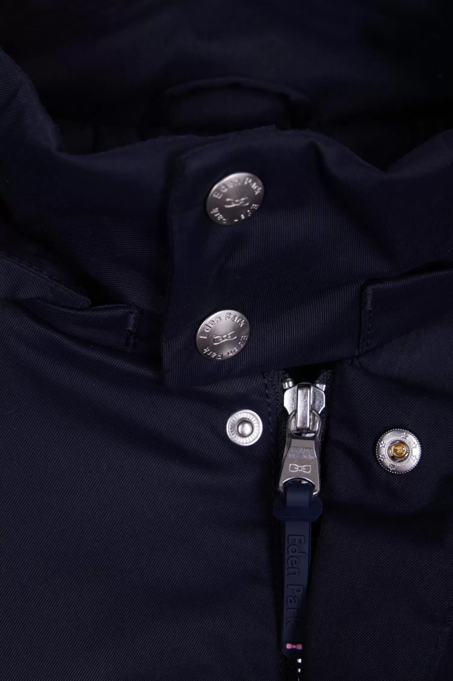 navy_blue_nylon_parka_with_removable_hood_7.webp Eden Park Navy blue nylon parka with removable hood< Coats And Jackets