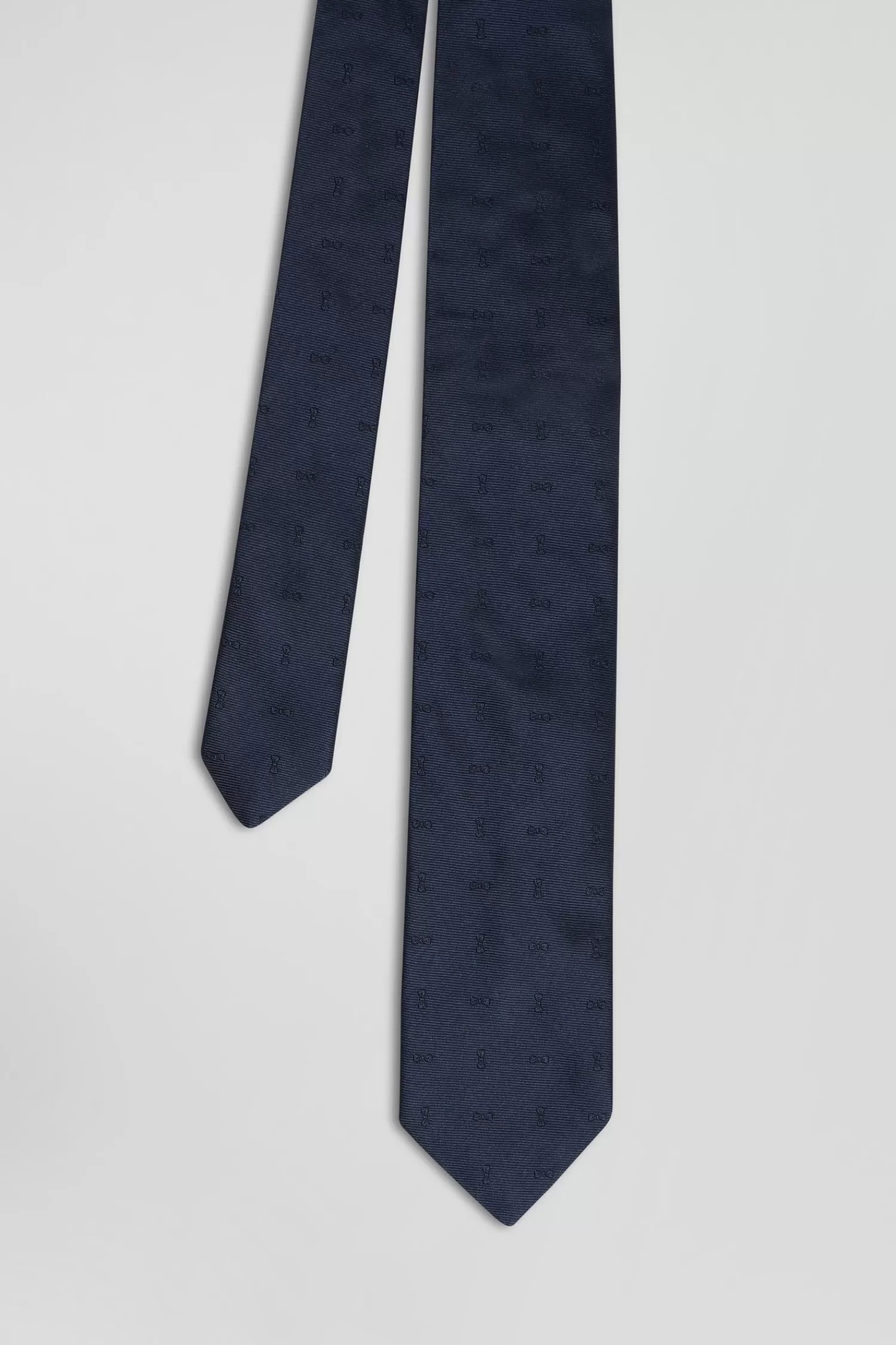 Eden Park Navy blue plain silk tie< Ties And Bow Ties