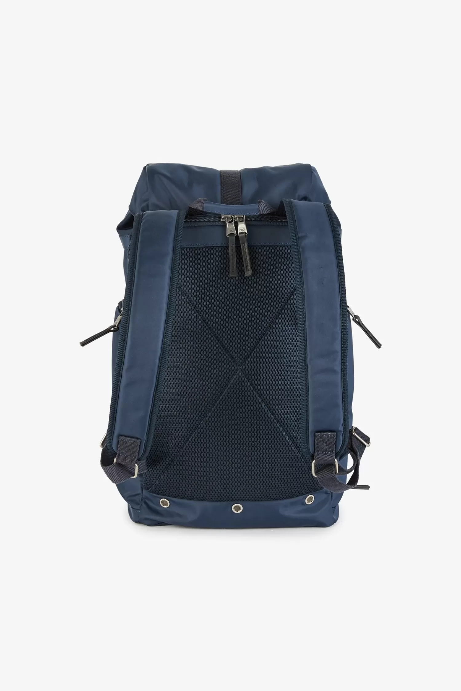 Eden Park Navy blue rucksack with multiple pockets< Backpacks
