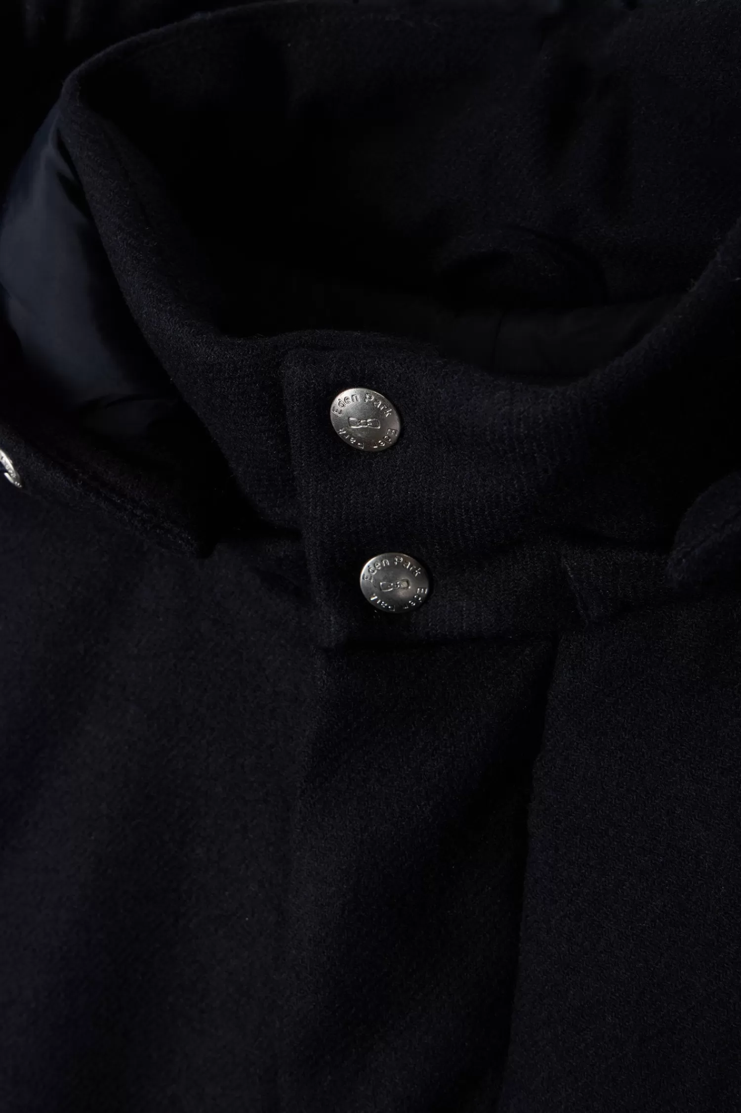 navy_blue_short_flannel_wool_parka_8.webp Eden Park Navy blue short flannel wool parka< Coats And Jackets