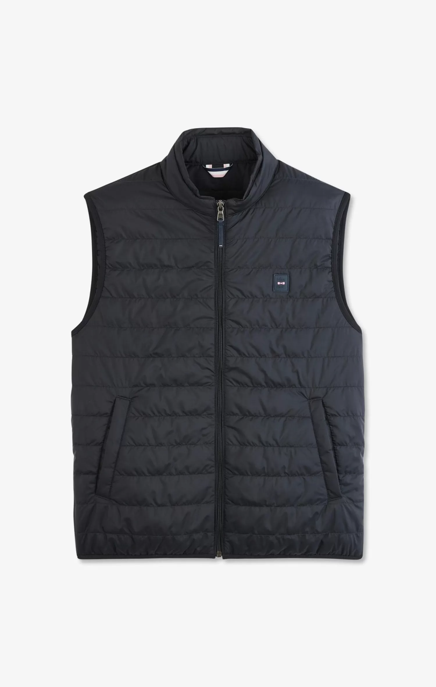 Eden Park Navy blue sleeveless puffa jacket< Coats And Jackets