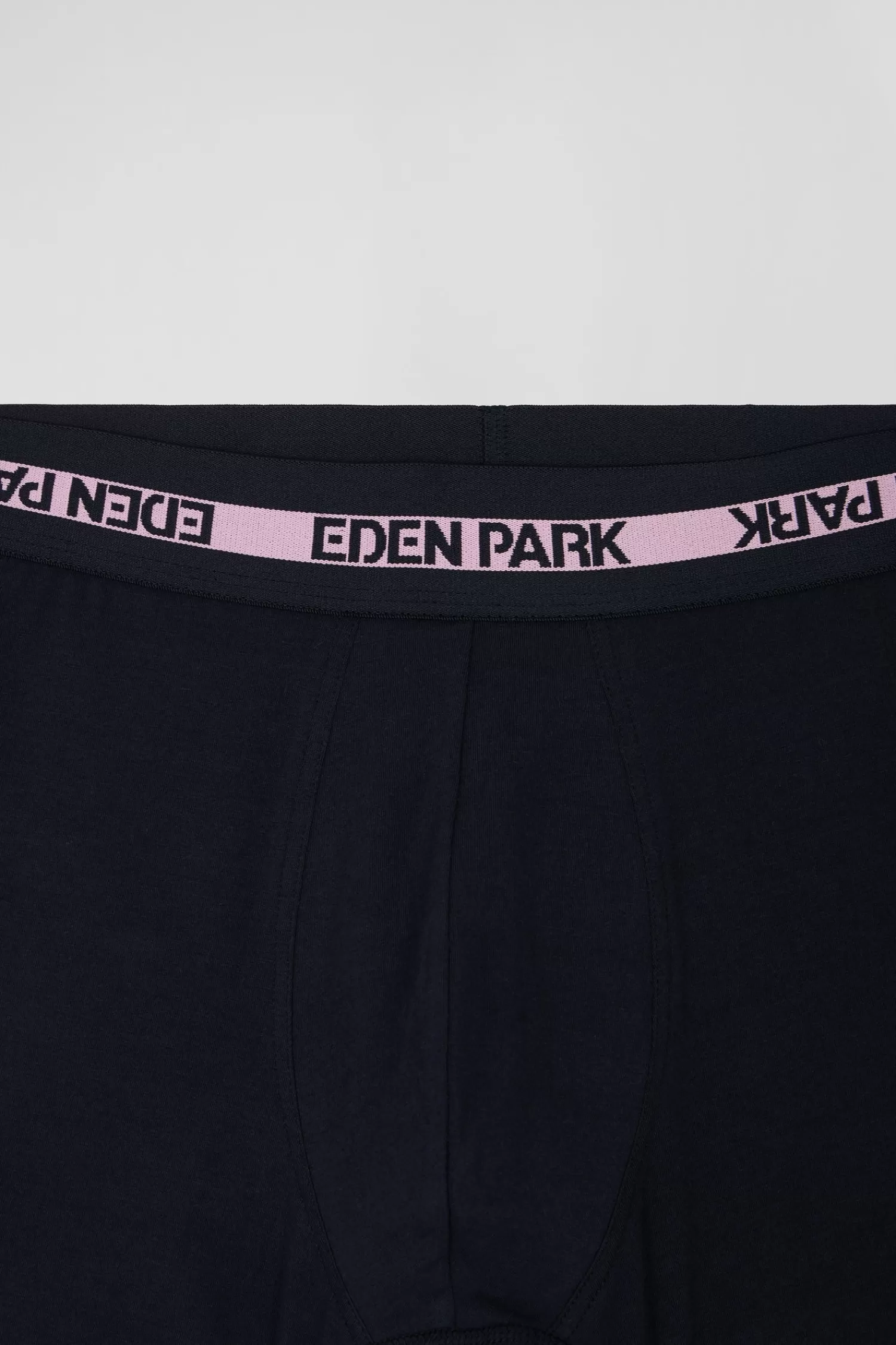 navy_blue_stretch_cotton_boxers_with_branded_waistband_4.webp Eden Park Navy blue stretch cotton boxers with branded waistband< Underwear