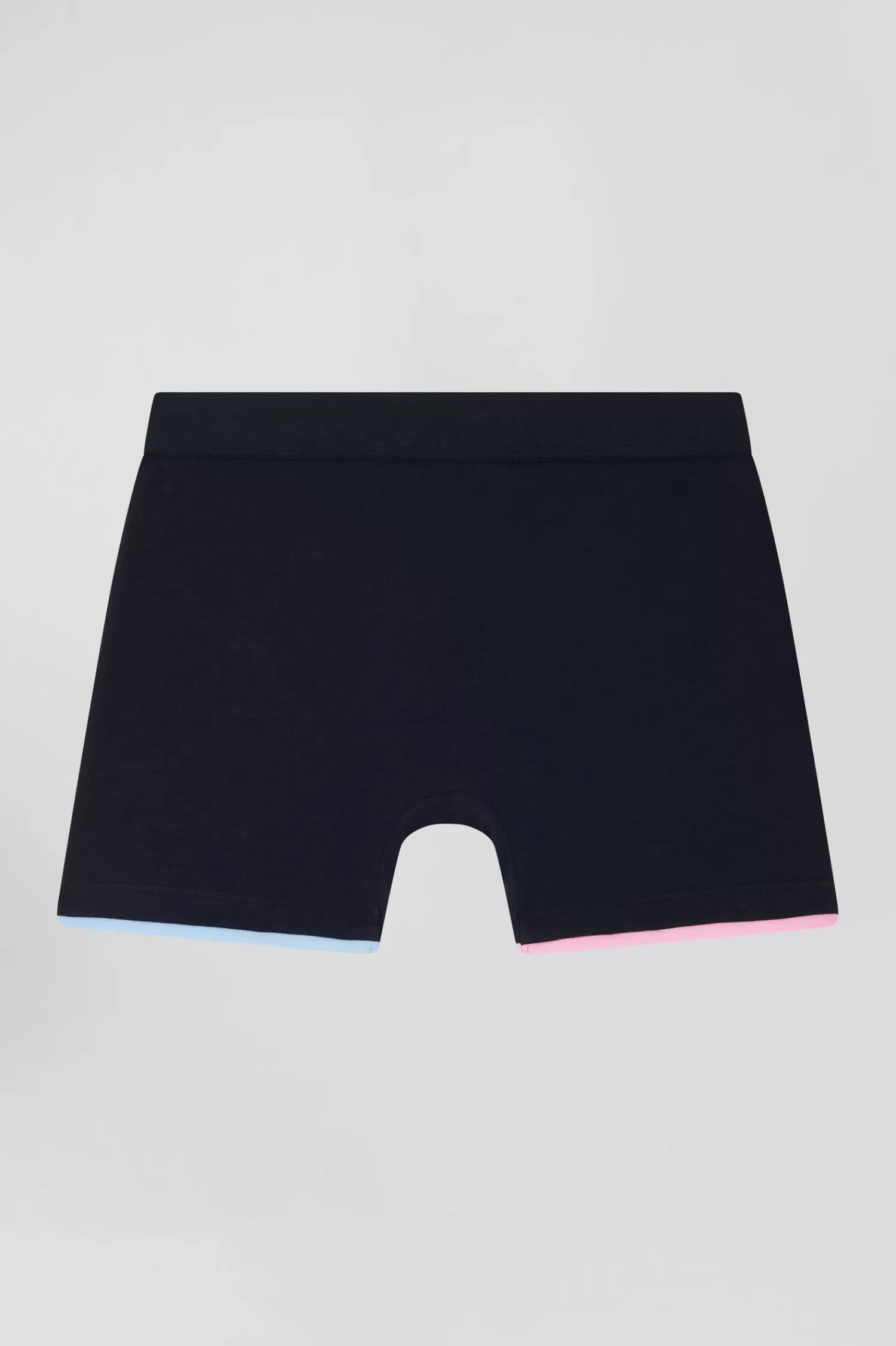 navy_blue_stretch_cotton_boxers_with_contrast_piping_2.webp Eden Park Navy blue stretch cotton boxers with contrast piping< Underwear