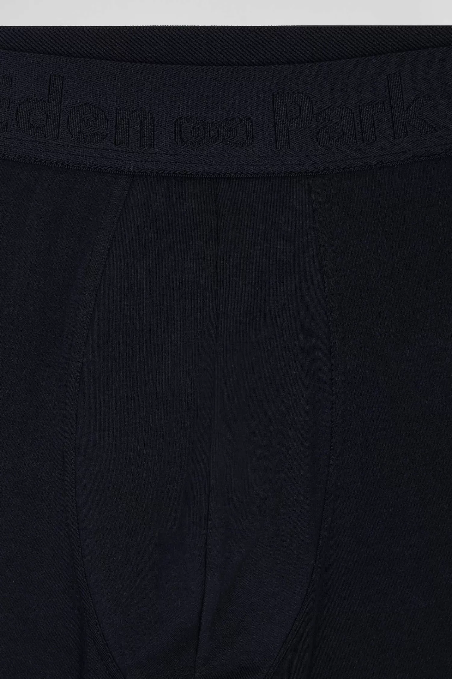 navy_blue_stretch_cotton_boxers_with_contrast_piping_4.webp Eden Park Navy blue stretch cotton boxers with contrast piping< Underwear