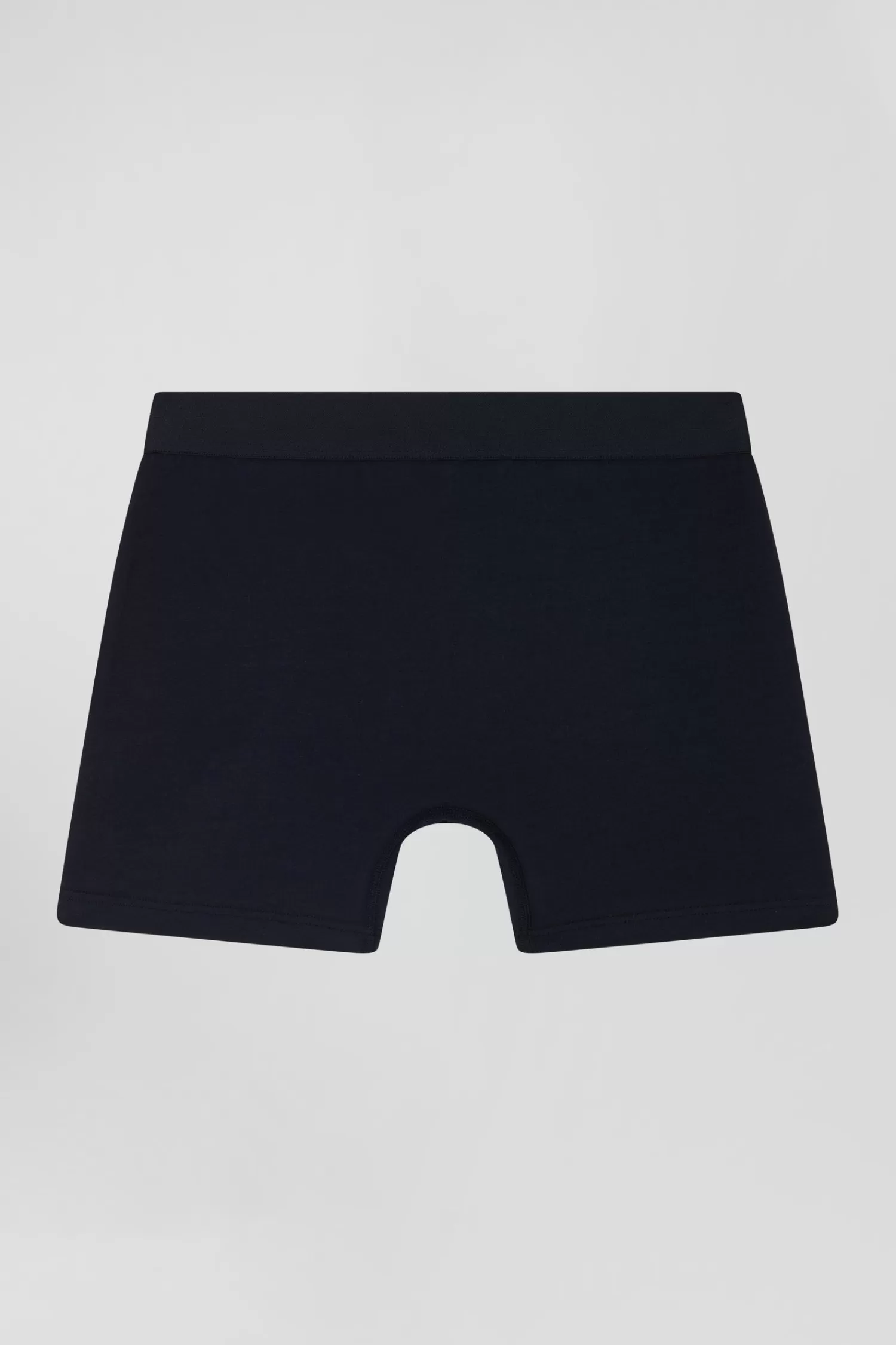 navy_blue_stretch_cotton_boxers_with_pink_piping_2.webp Eden Park Navy blue stretch cotton boxers with pink piping< Underwear
