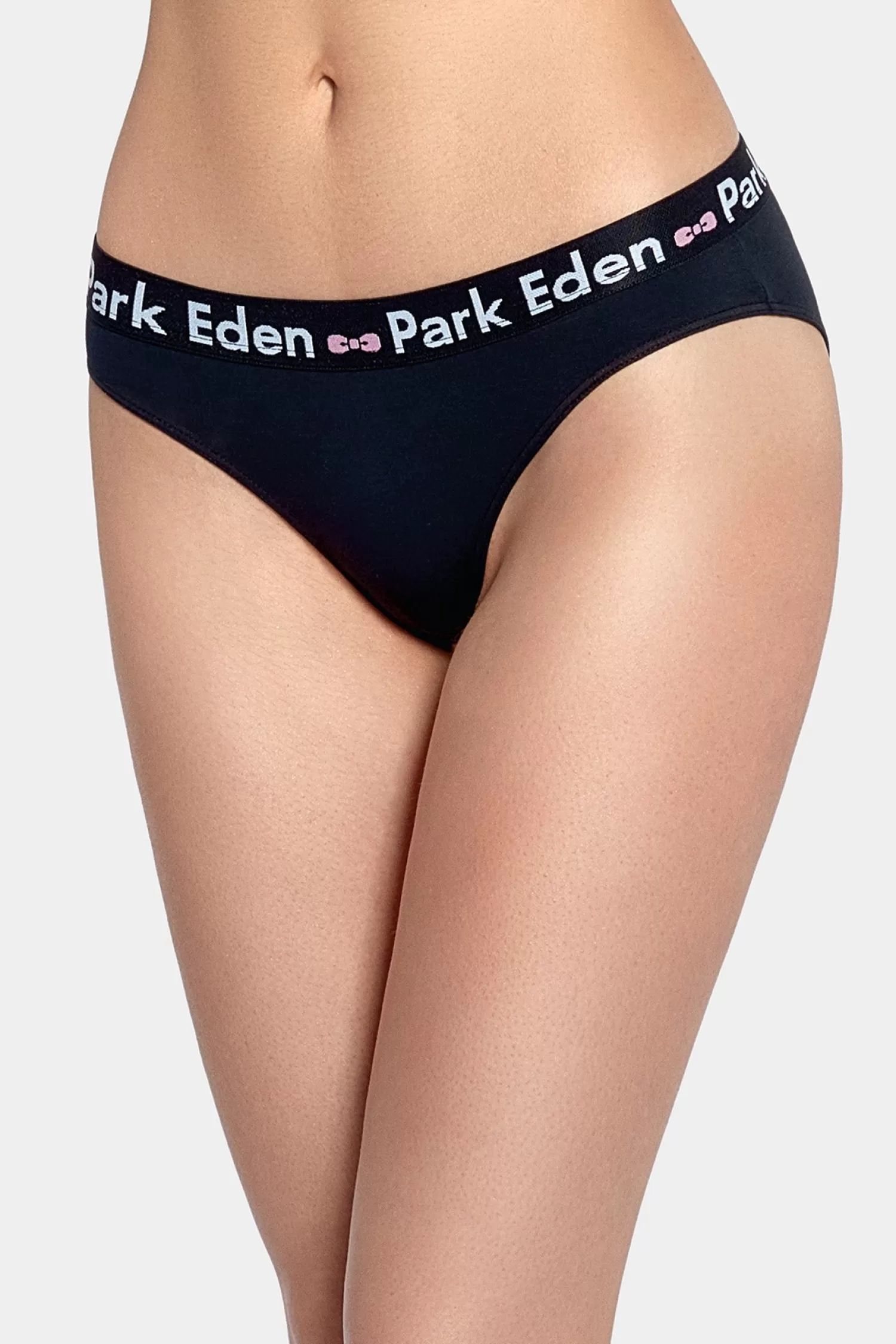 Eden Park Navy blue stretch cotton brief<Women Underwear