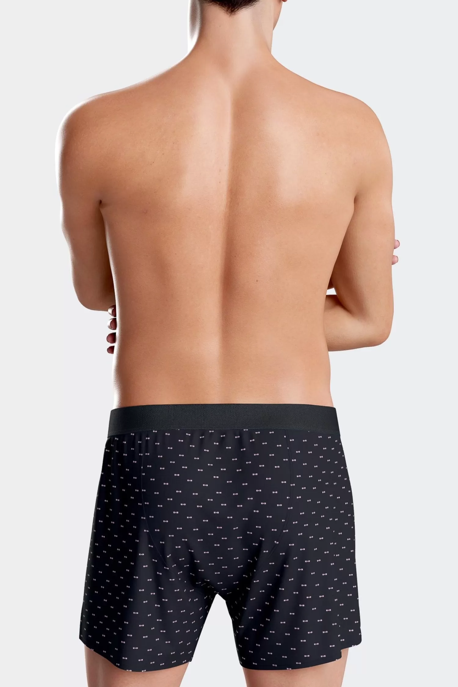 navy_blue_stretch_cotton_jersey_boxers_with_micro_patterns_3.webp Eden Park Navy blue stretch cotton jersey boxers with micro patterns< Underwear