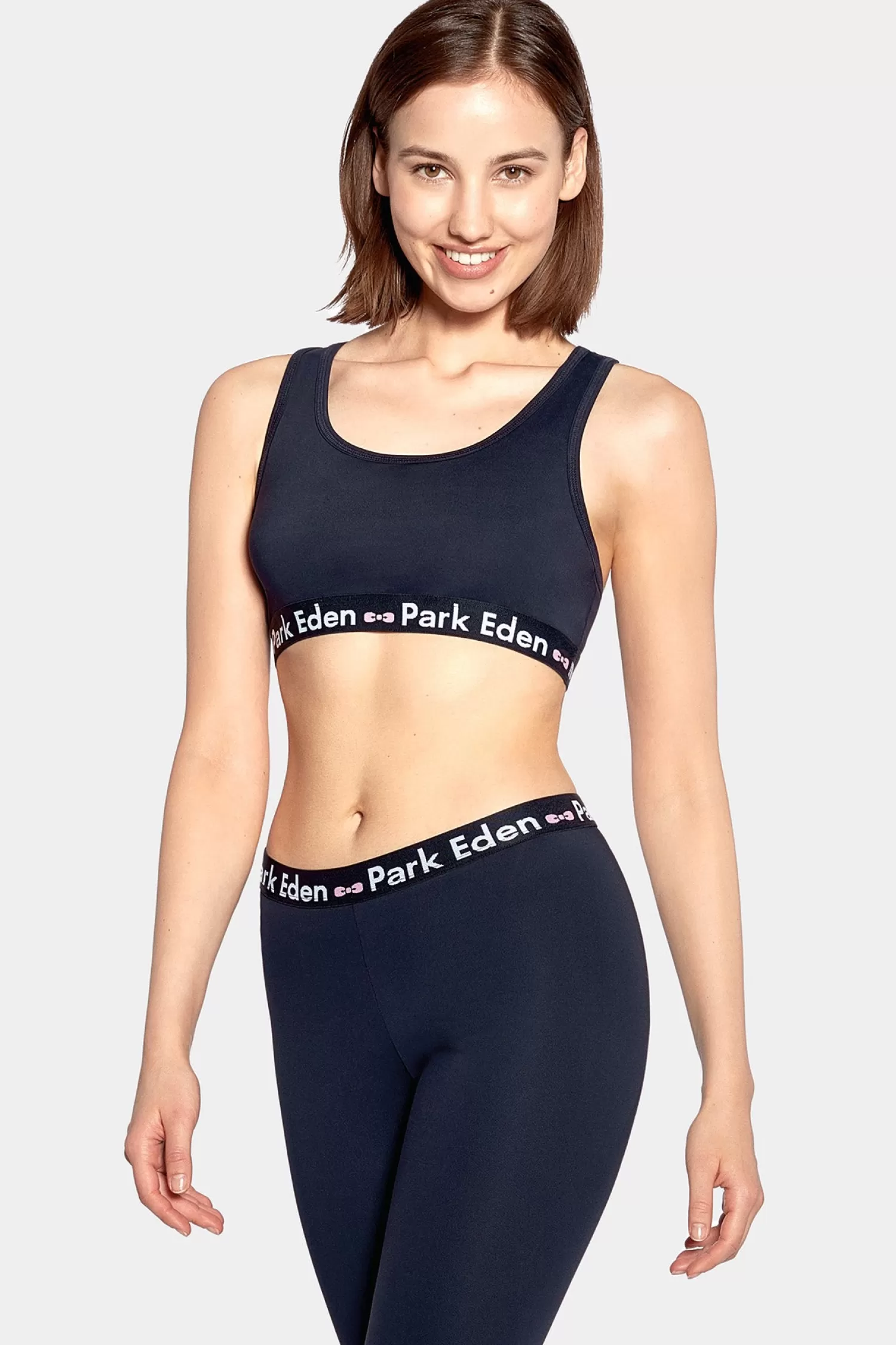 Eden Park Navy blue stretch cotton jersey bra<Women Underwear