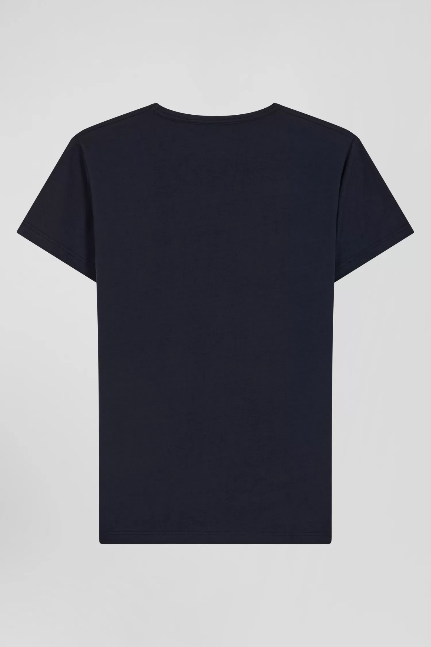Eden Park Navy blue stretch cotton T-shirt< T-shirts