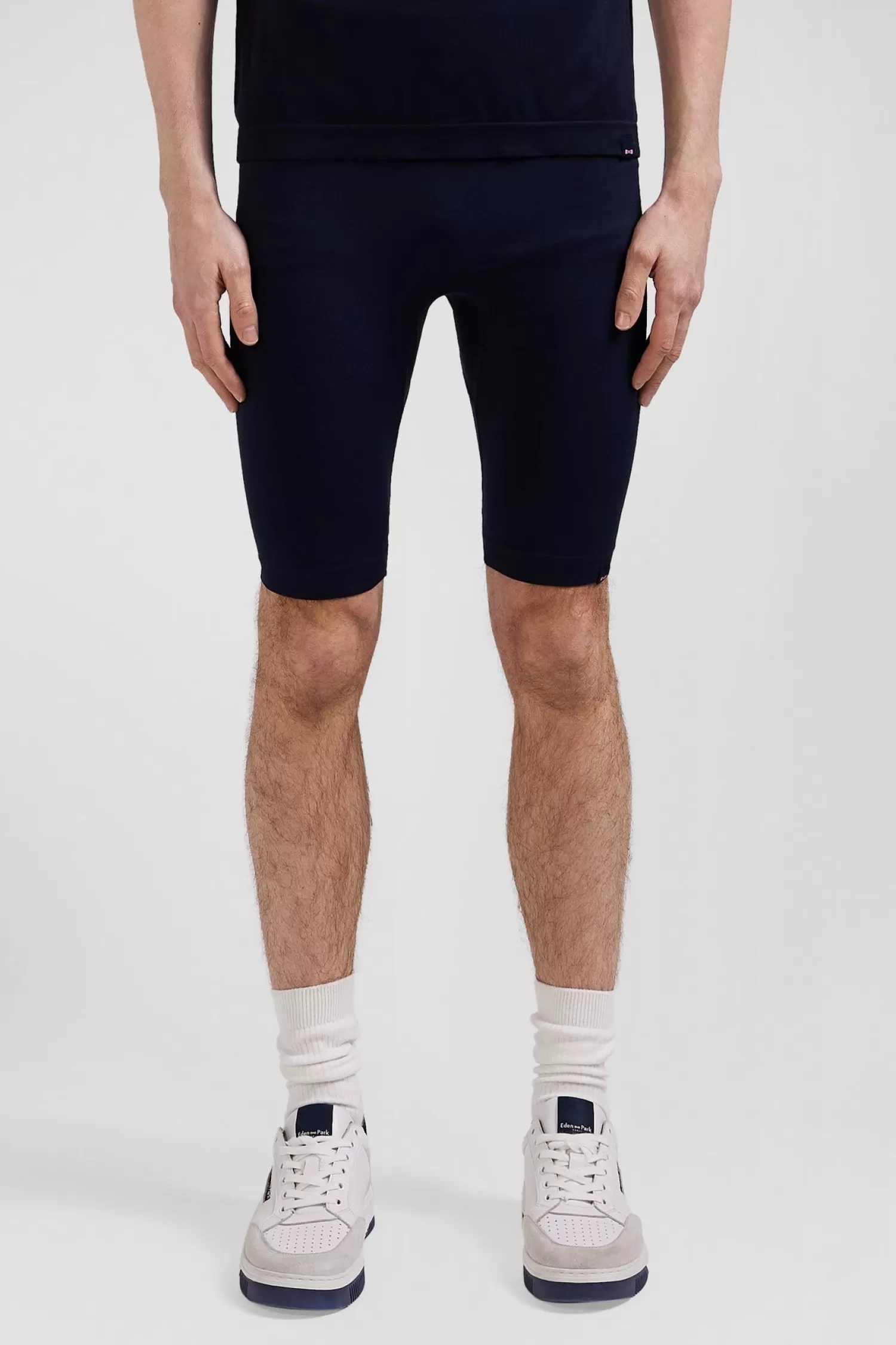Eden Park Navy blue stretch sports cycling shorts< Shorts And Bermudas