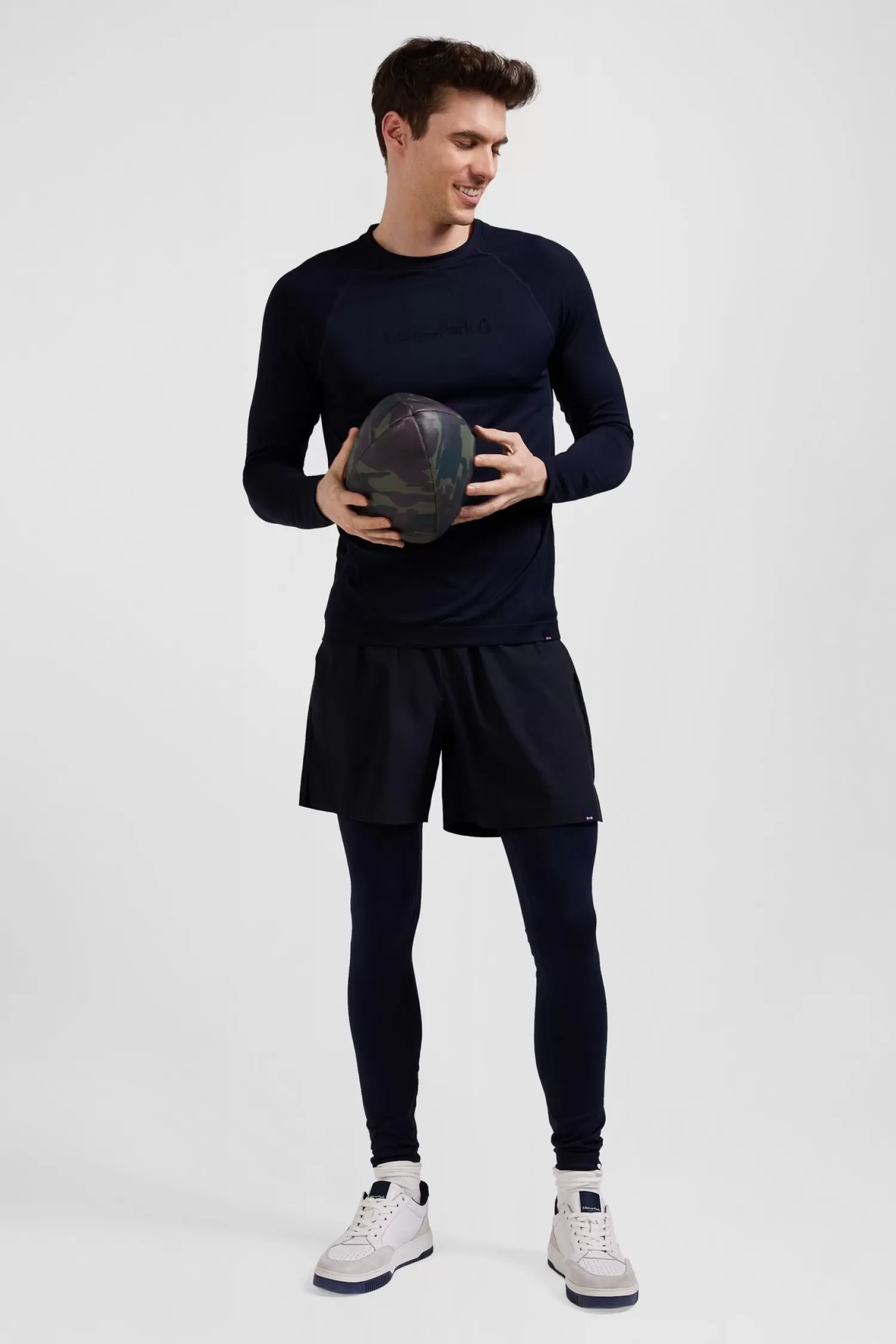 Eden Park Navy blue stretch sports jogging bottoms< Pants