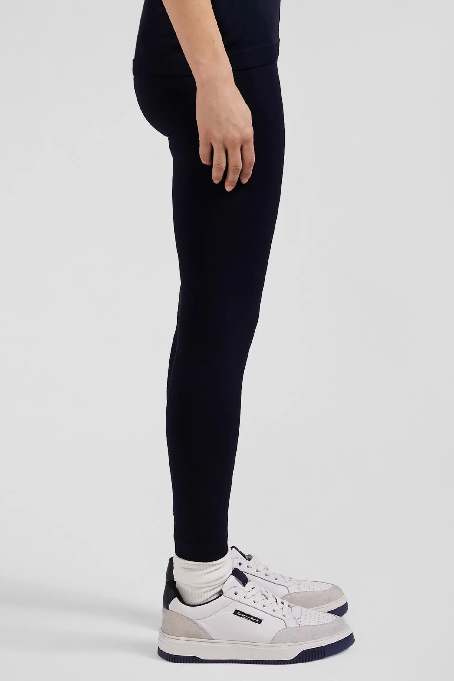 navy_blue_stretch_sports_jogging_bottoms_2.webp Eden Park Navy blue stretch sports jogging bottoms<Women Pants