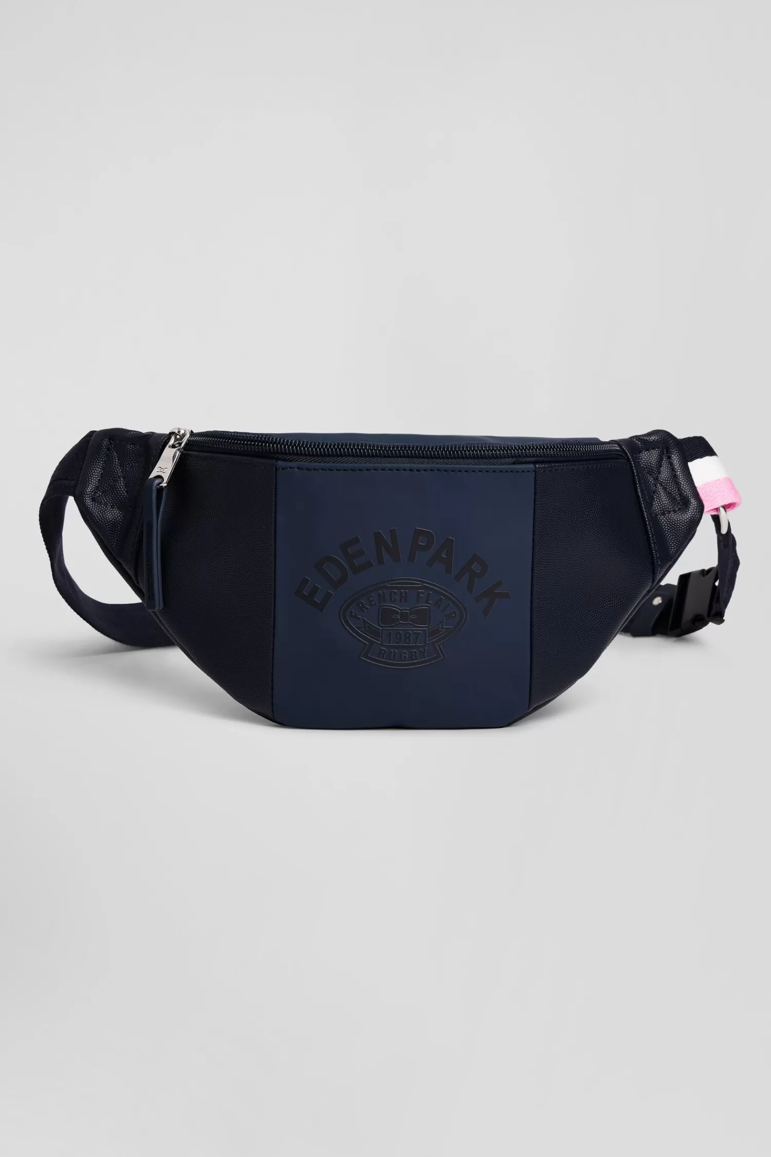 Eden Park Navy blue waist bag with screen-print< Bags