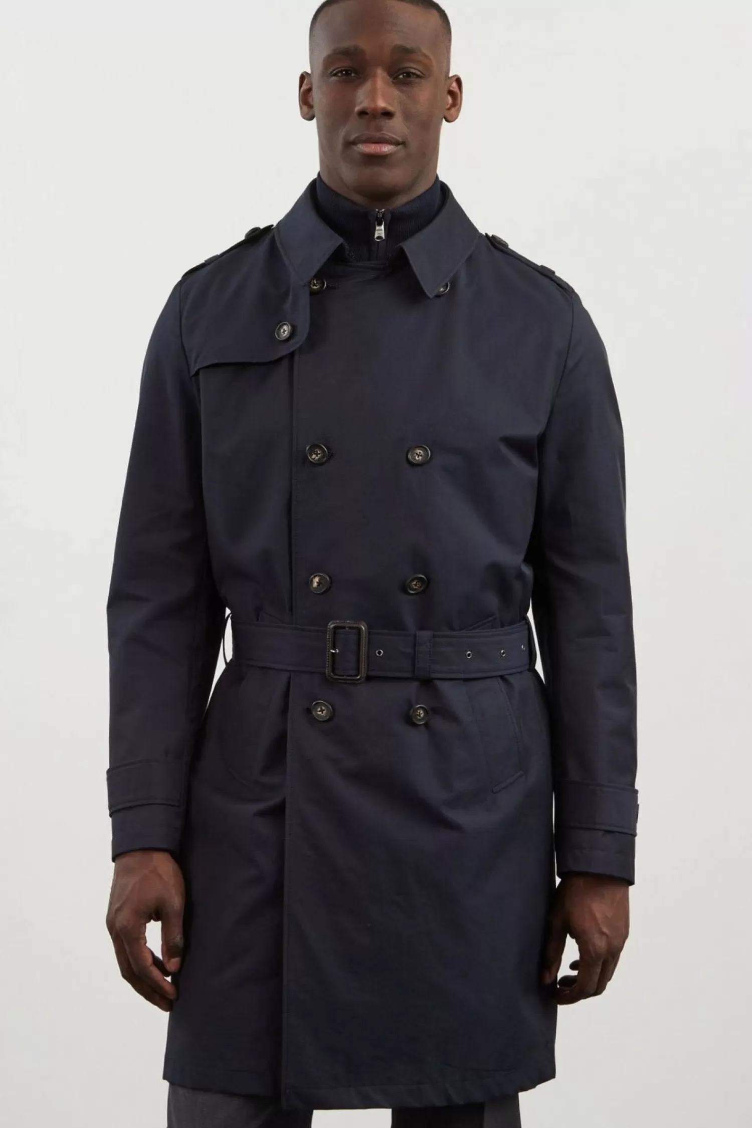 navy_blue_waterproof_trench_coat_4.webp Eden Park Navy blue waterproof trench coat< Coats And Jackets