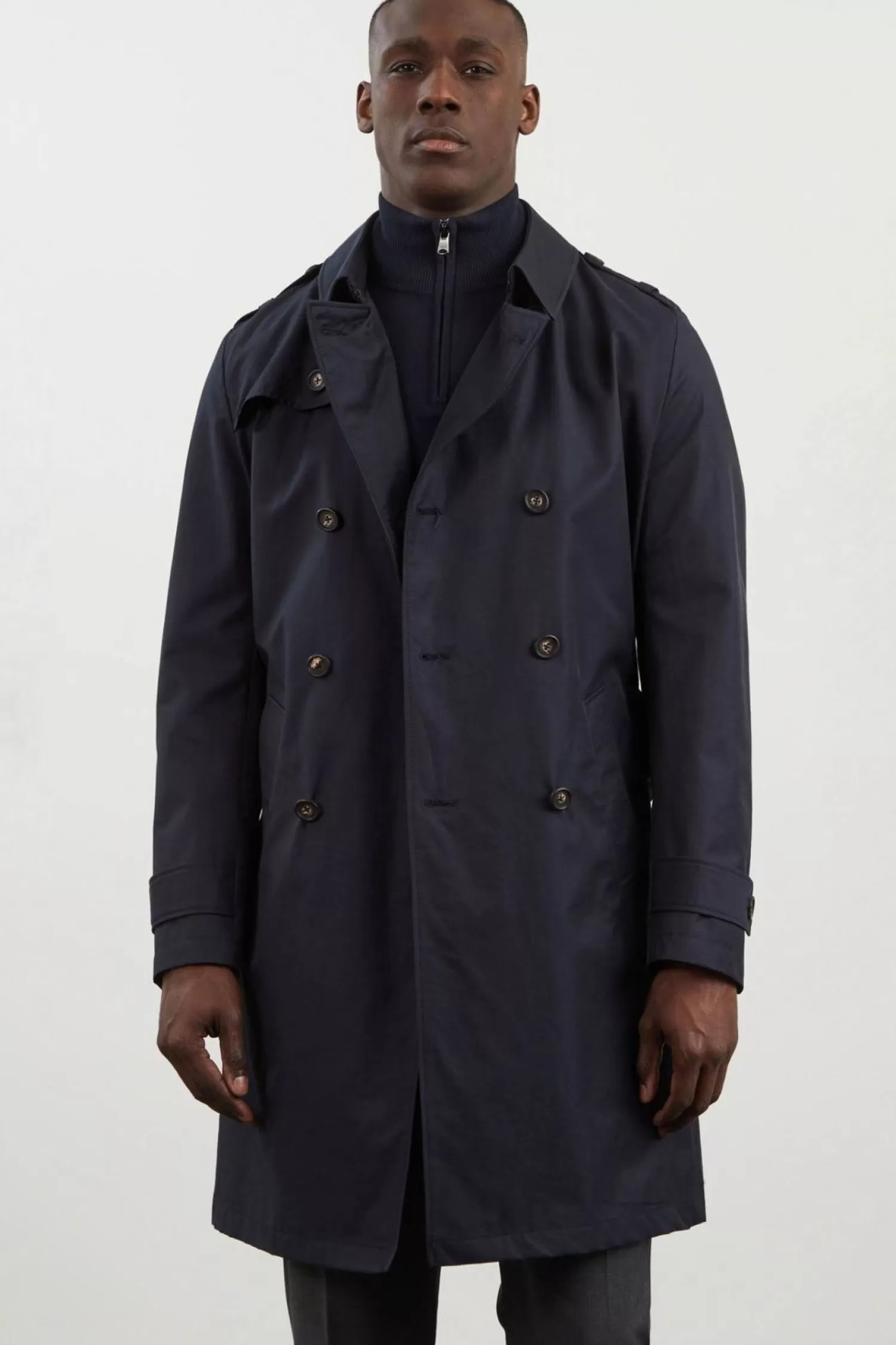 navy_blue_waterproof_trench_coat_7.webp Eden Park Navy blue waterproof trench coat< Coats And Jackets