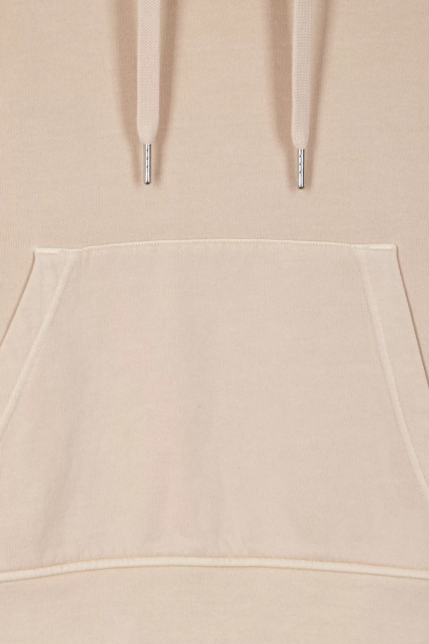 oversize_beige_unisex_dyed_cotton_fleece_hoodie_11.webp Eden Park Oversize beige unisex dyed cotton fleece hoodie<Women Sweatshirts | Sweatshirts