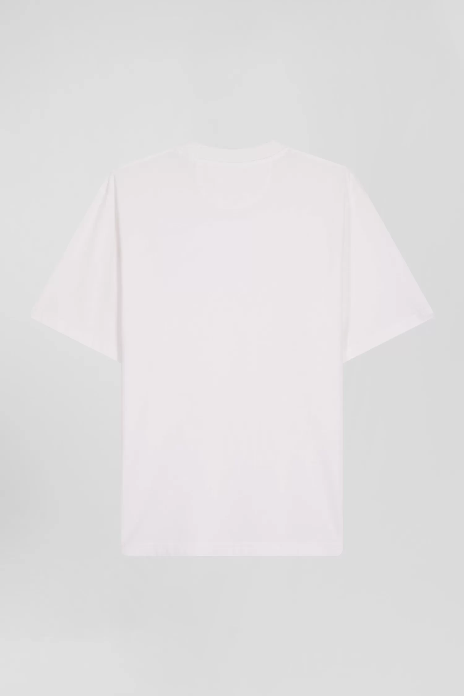 oversize_ecru_unisex_shortsleeved_tshirt_in_overdyed_cotton_5.webp Eden Park Oversize ecru unisex short-sleeved T-shirt in overdyed cotton<Women T-shirts | T-shirts