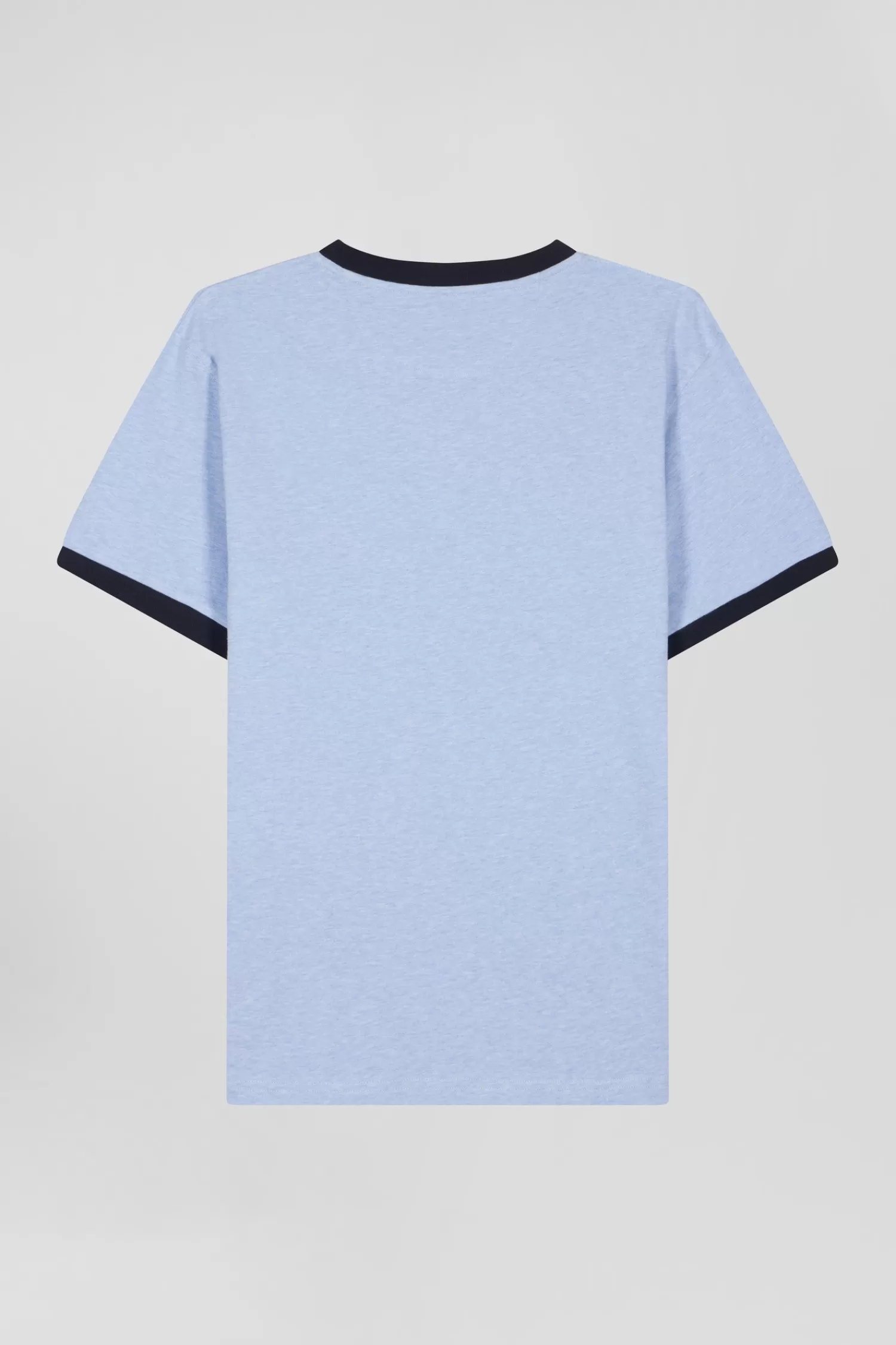 oversize_sky_blue_shortsleeved_cotton_tshirt_with_eden_park_print_3.webp Eden Park Oversize sky blue short-sleeved cotton T-shirt with print< T-shirts