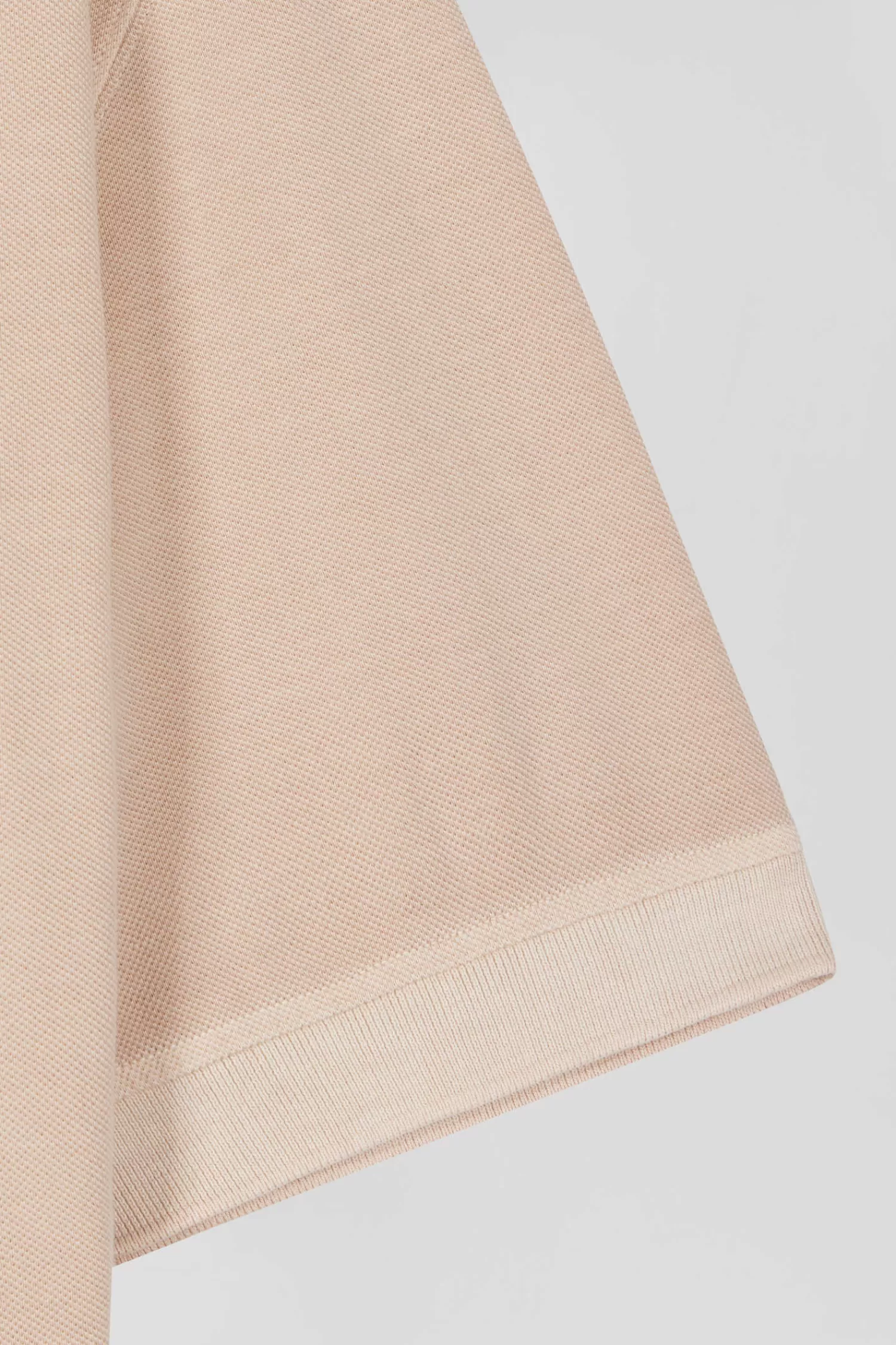 oversized_beige_unisex_shortsleeved_cotton_piqu_polo_shirt_11.webp Eden Park Oversized beige unisex short-sleeved cotton piqué polo shirt<Women Polos | Polos