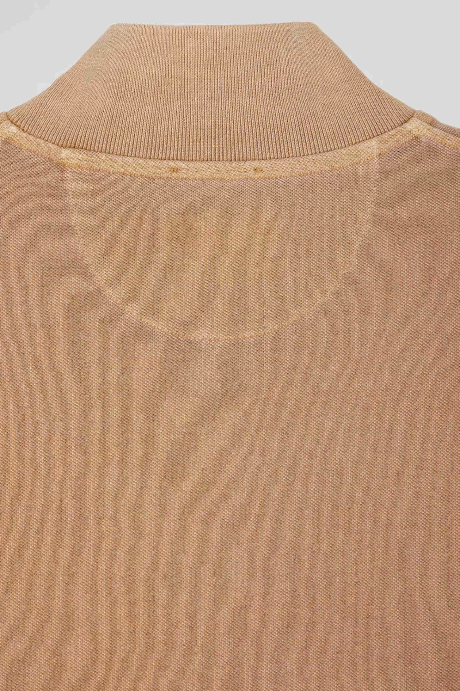 oversized_camel_unisex_shortsleeved_cotton_piqu_polo_shirt_12.webp Eden Park Oversized camel unisex short-sleeved cotton piqué polo shirt<Women Polos | Polos