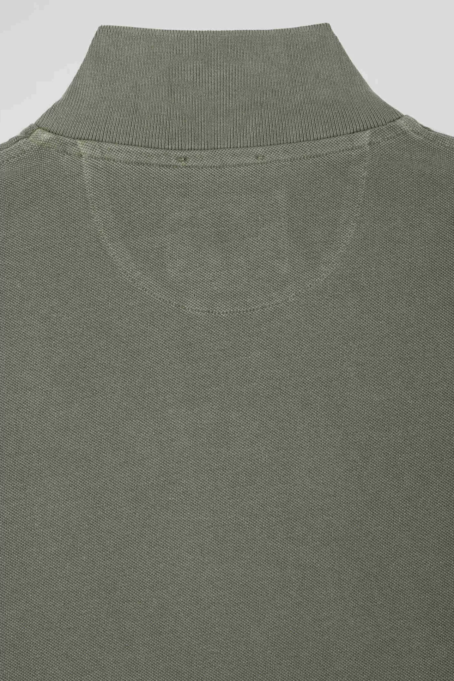 oversized_khaki_unisex_shortsleeved_cotton_piqu_polo_shirt_12.webp Eden Park Oversized khaki unisex short-sleeved cotton piqué polo shirt<Women Polos | Polos