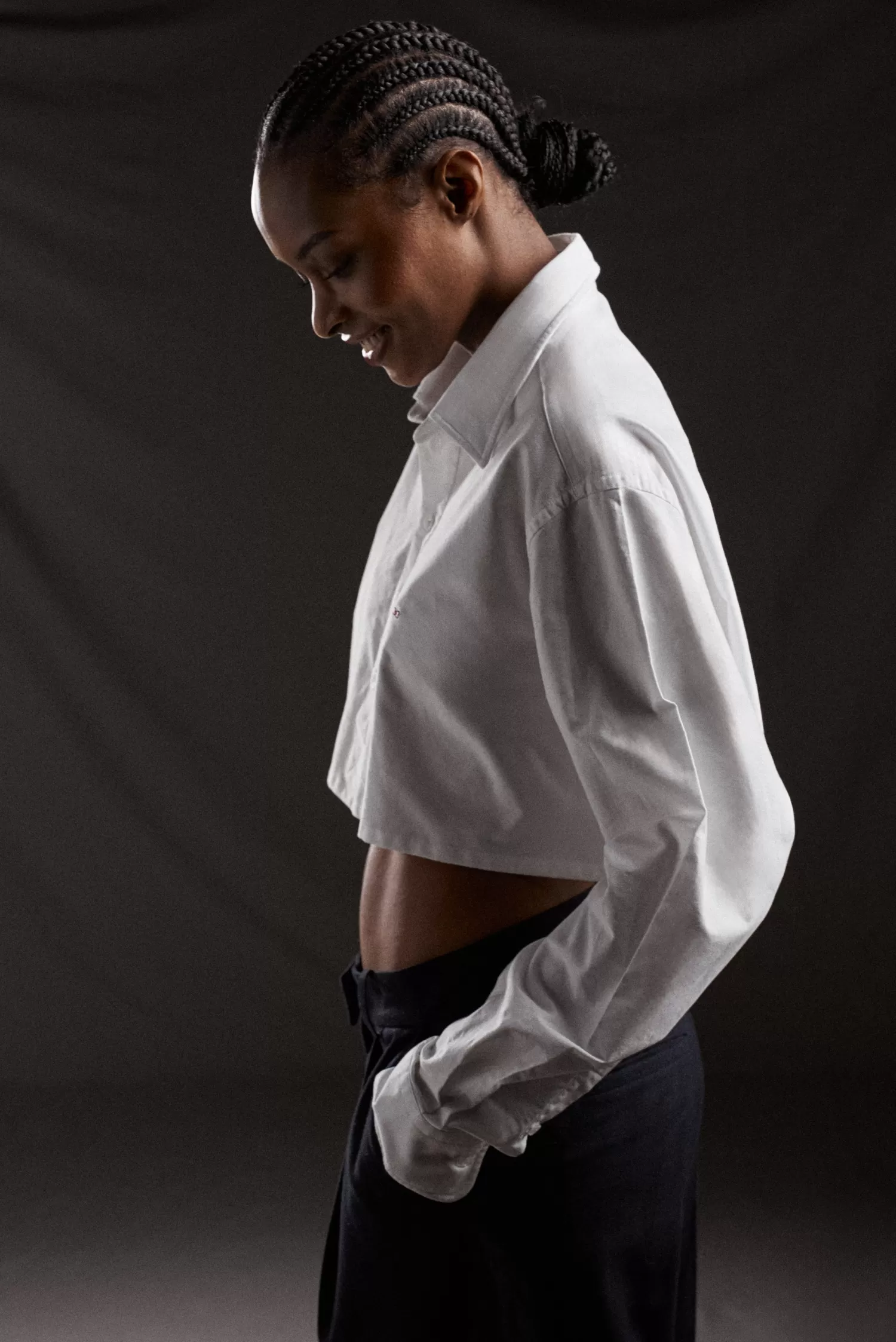 papatelier_cropped_white_cotton_shirt_2.webp Eden Park PAP'Atelier cropped white cotton shirt<Women Shirts | Shirts