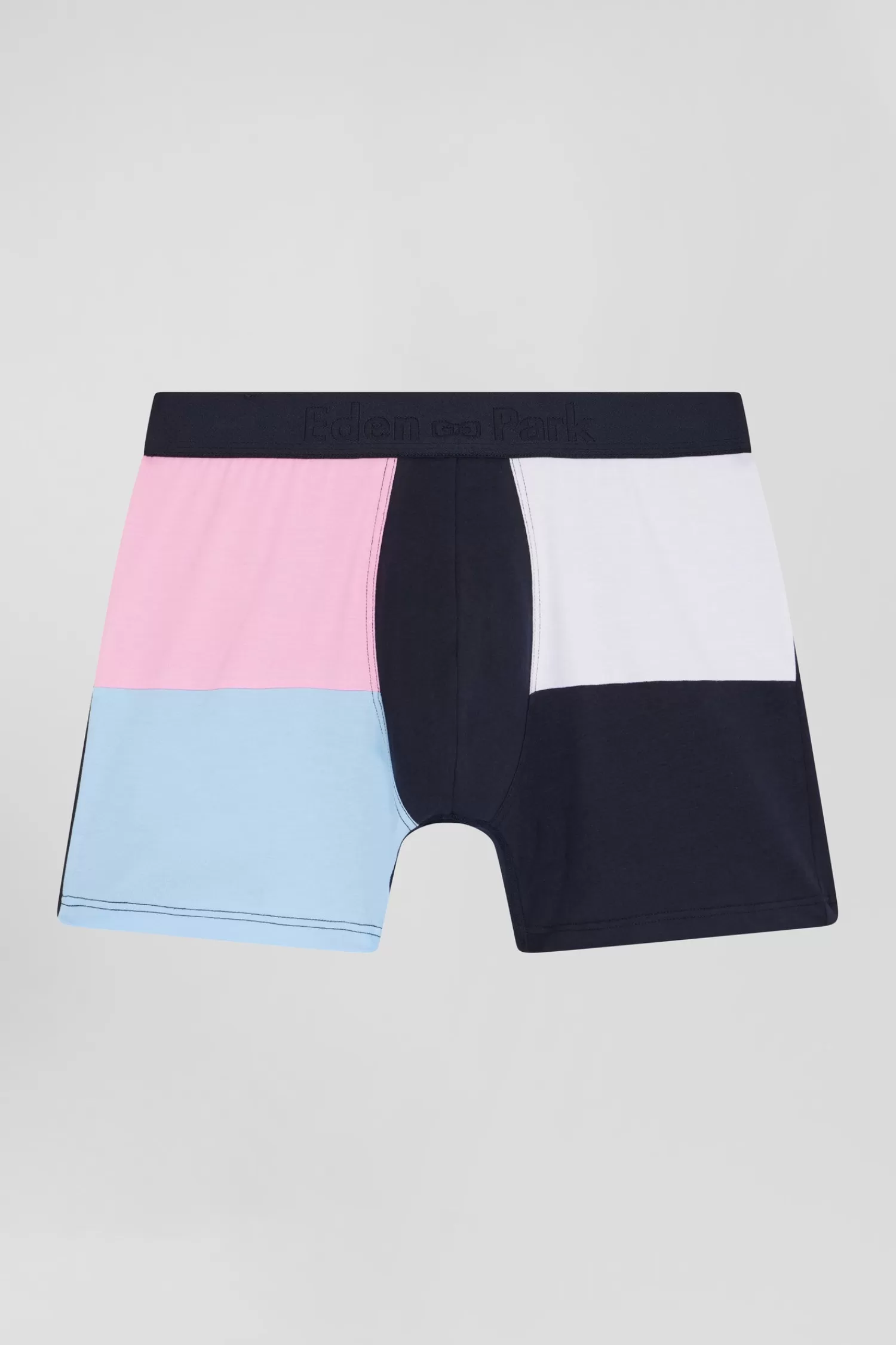 Eden Park Pink colorblock stretch cotton boxers< Underwear