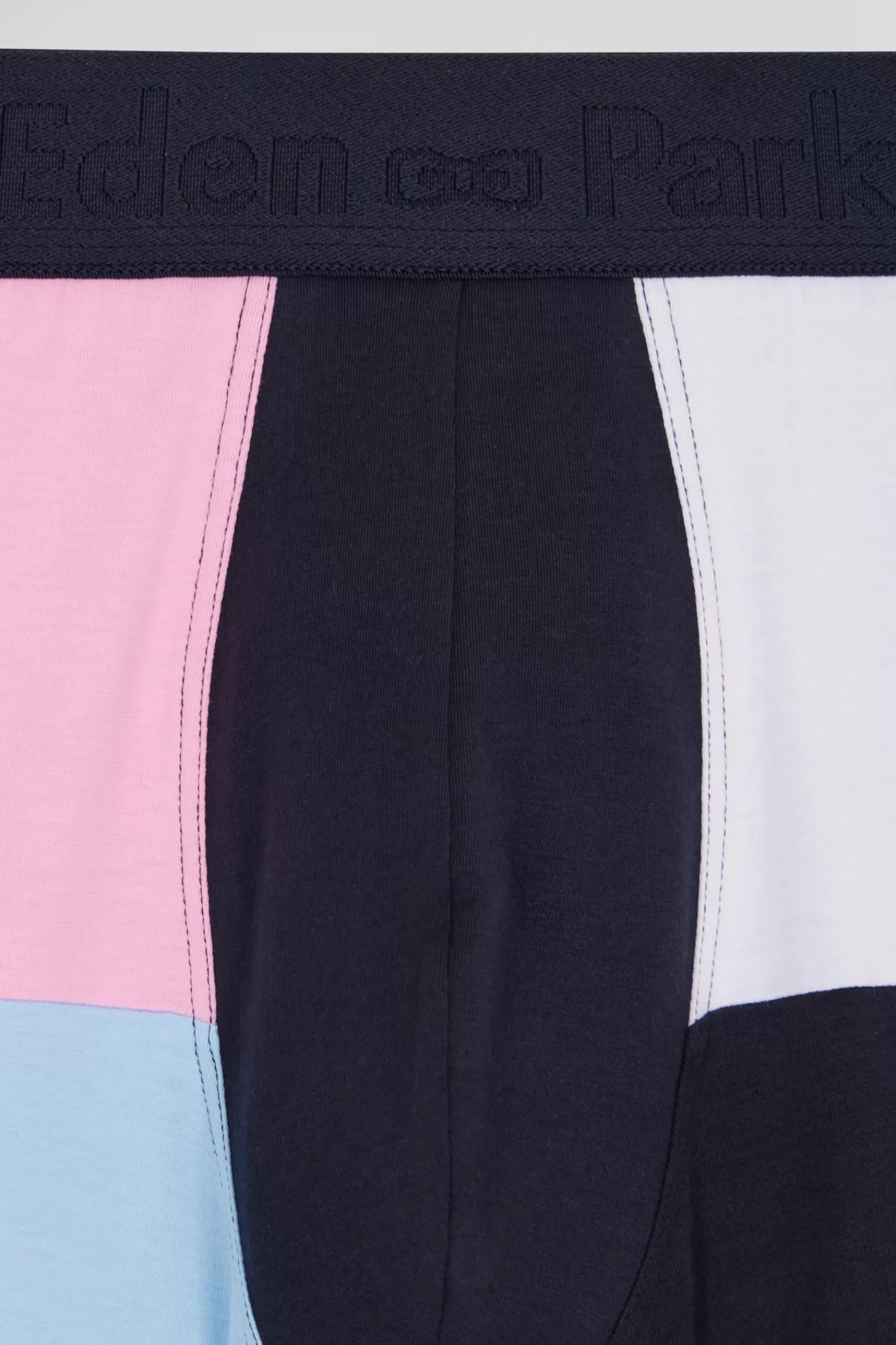 pink_colorblock_stretch_cotton_boxers_4.webp Eden Park Pink colorblock stretch cotton boxers< Underwear