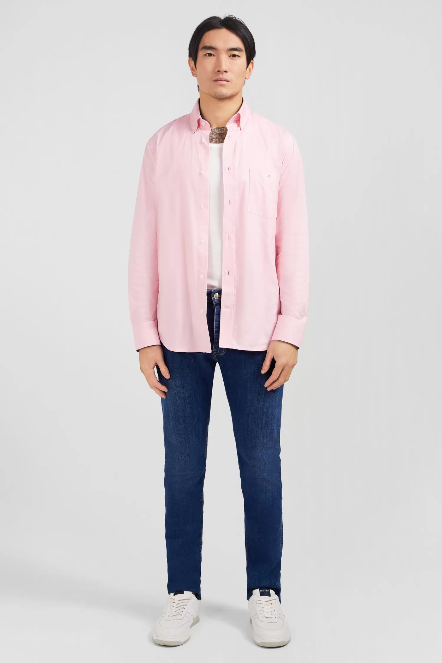 Eden Park Pink cotton shirt< Shirts