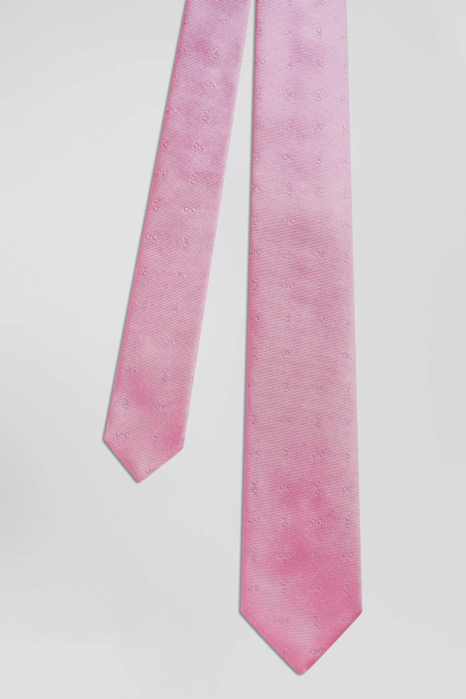 Eden Park Pink plain silk tie< Ties And Bow Ties