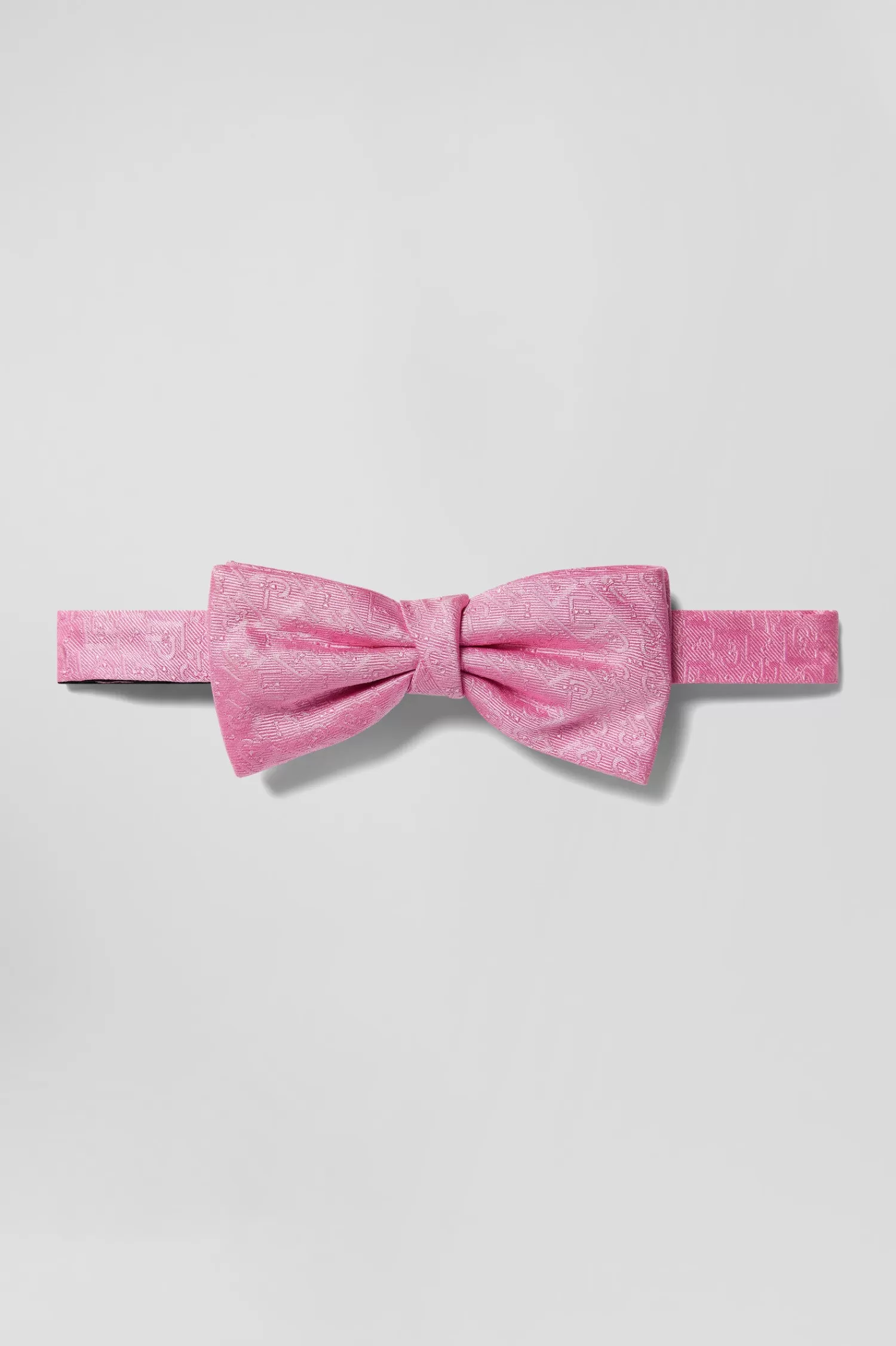 Eden Park Pink silk bow tie with micro-motifs< Ties And Bow Ties