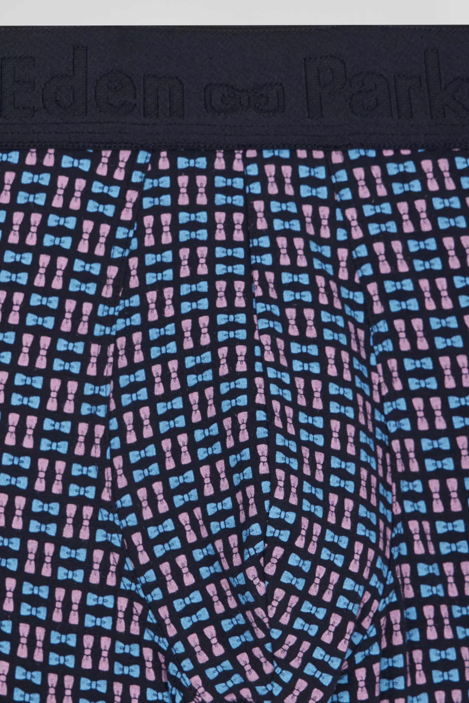 pink_stretch_cotton_boxers_with_micro_patterns_4.webp Eden Park Pink stretch cotton boxers with micro patterns< Underwear