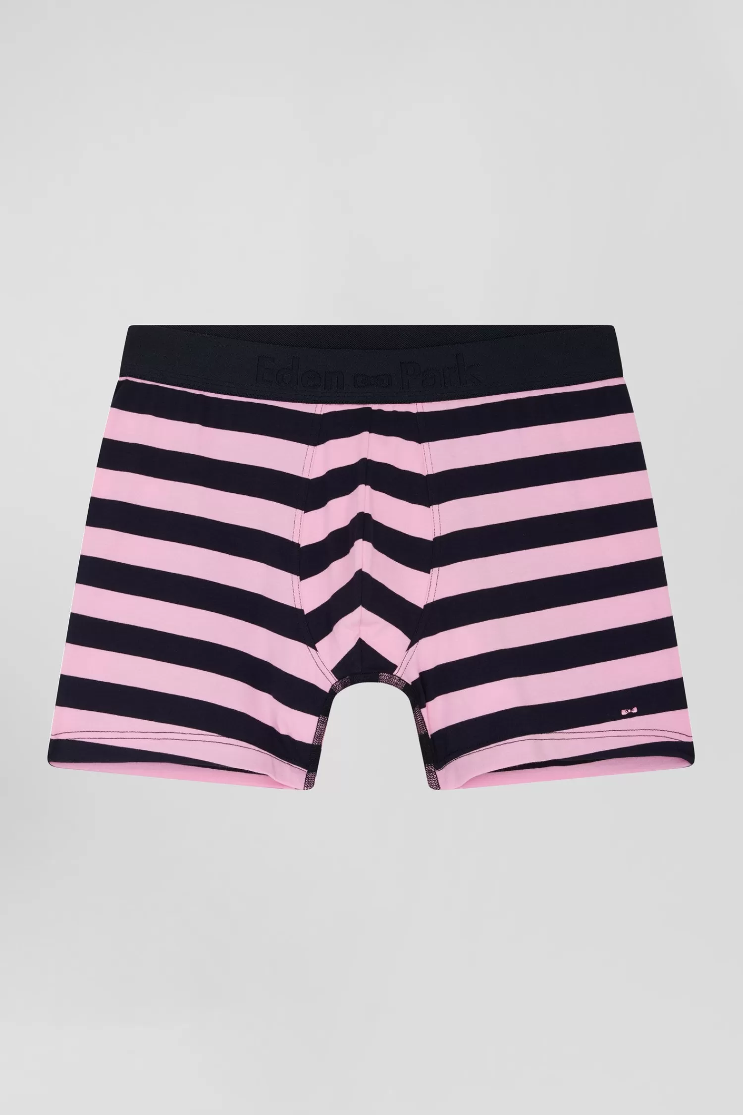 Eden Park Pink striped stretch cotton boxers< Underwear